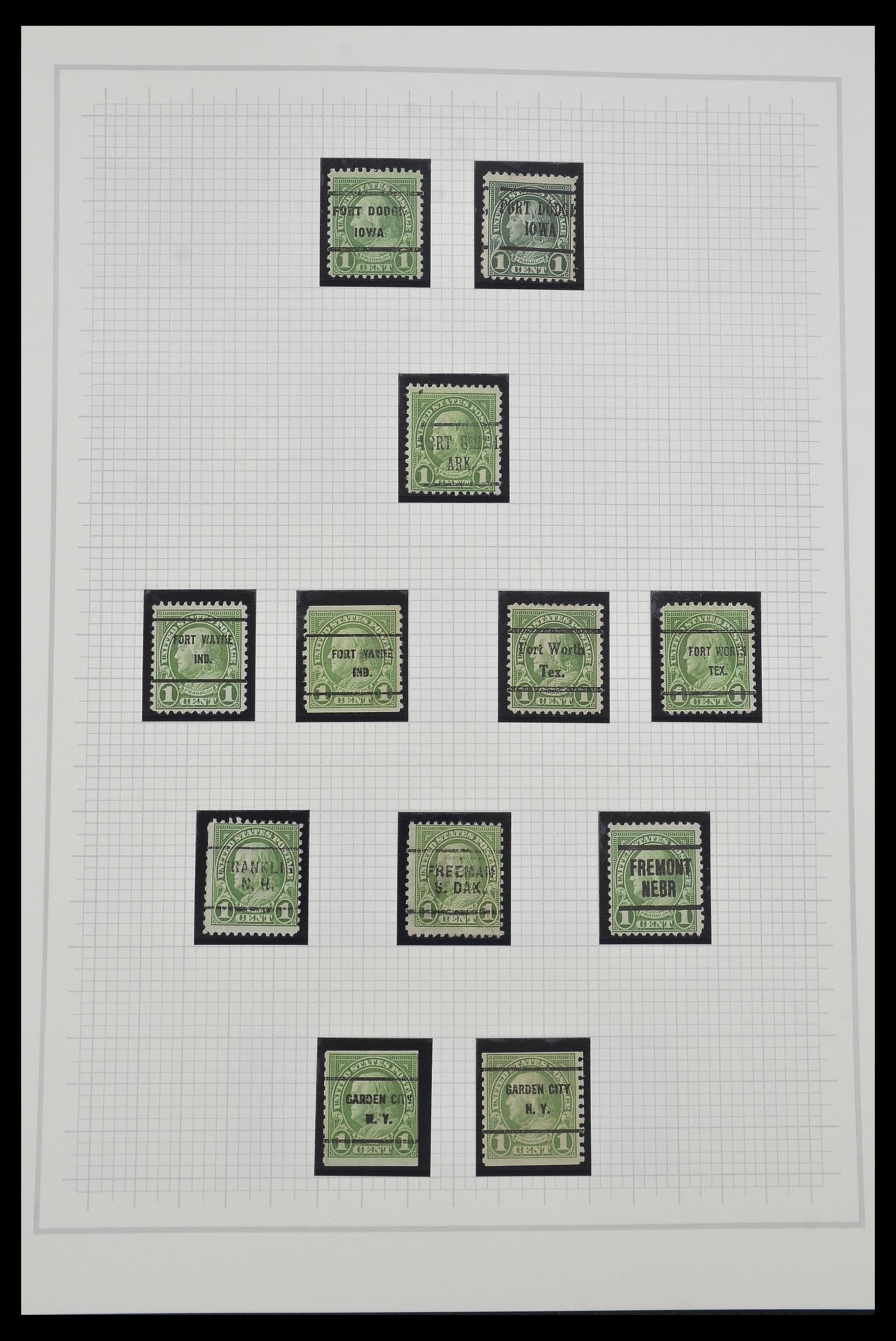 34309 050 - Stamp collection 34309 USA 1922-1934.