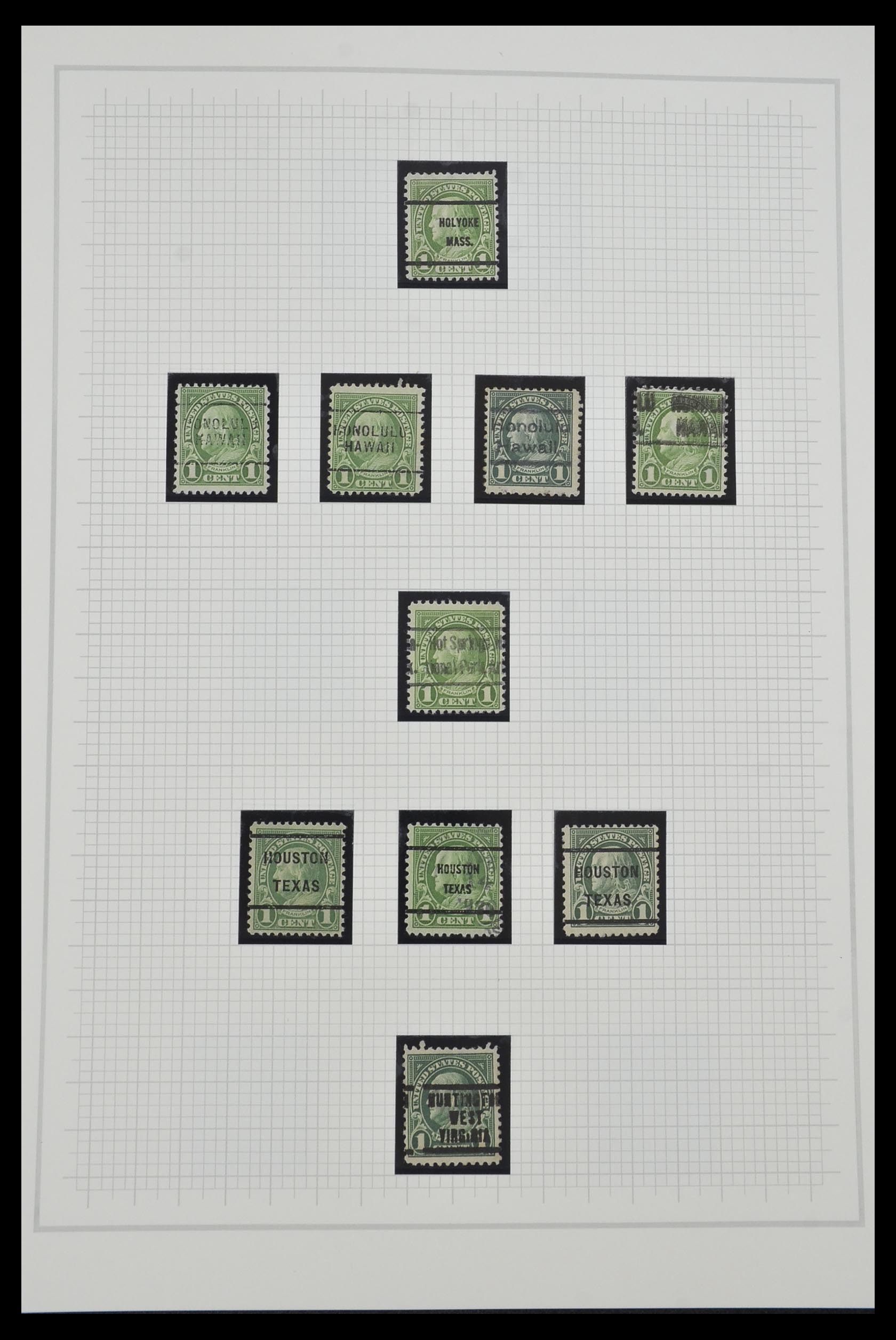 34309 054 - Stamp collection 34309 USA 1922-1934.