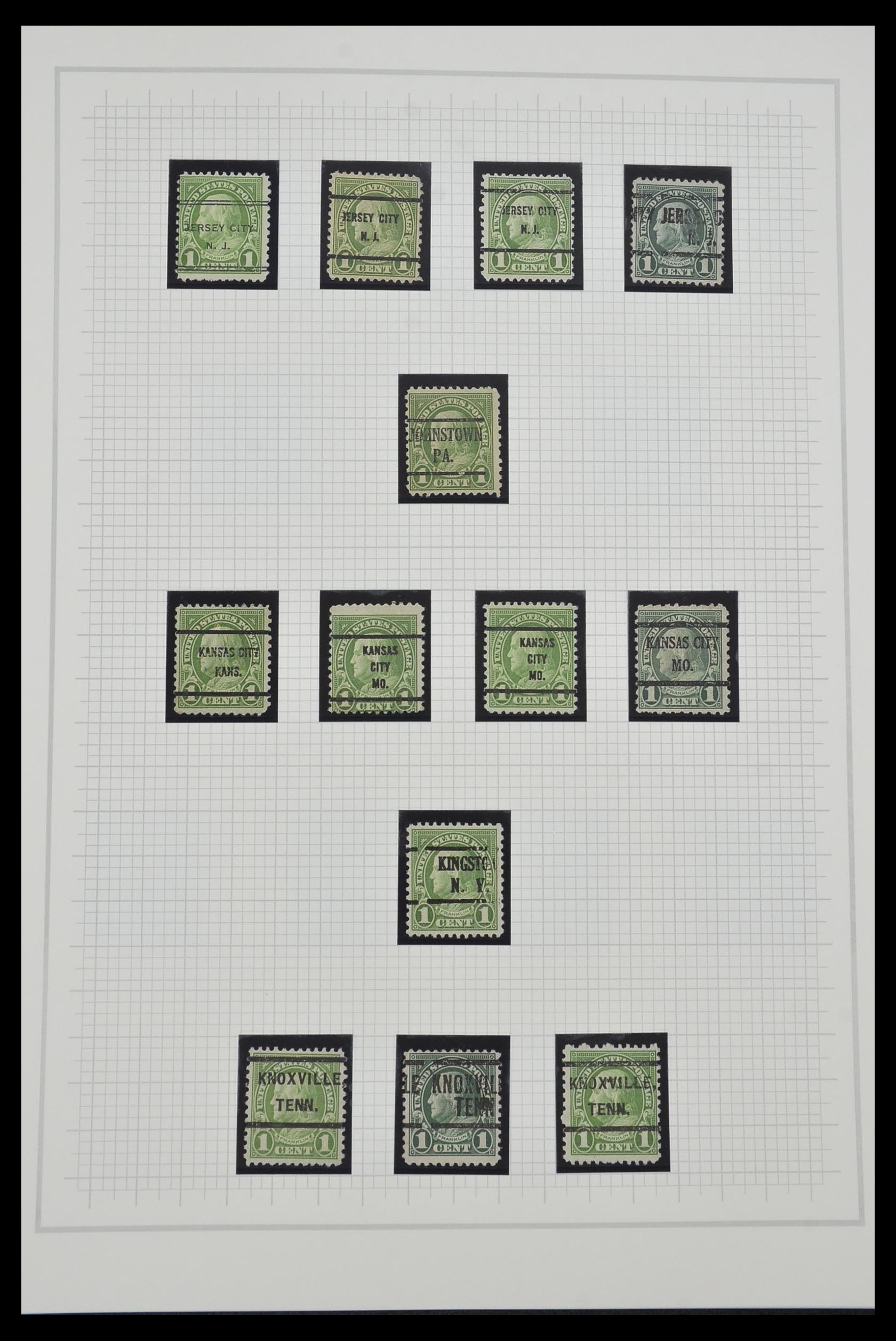 34309 055 - Stamp collection 34309 USA 1922-1934.