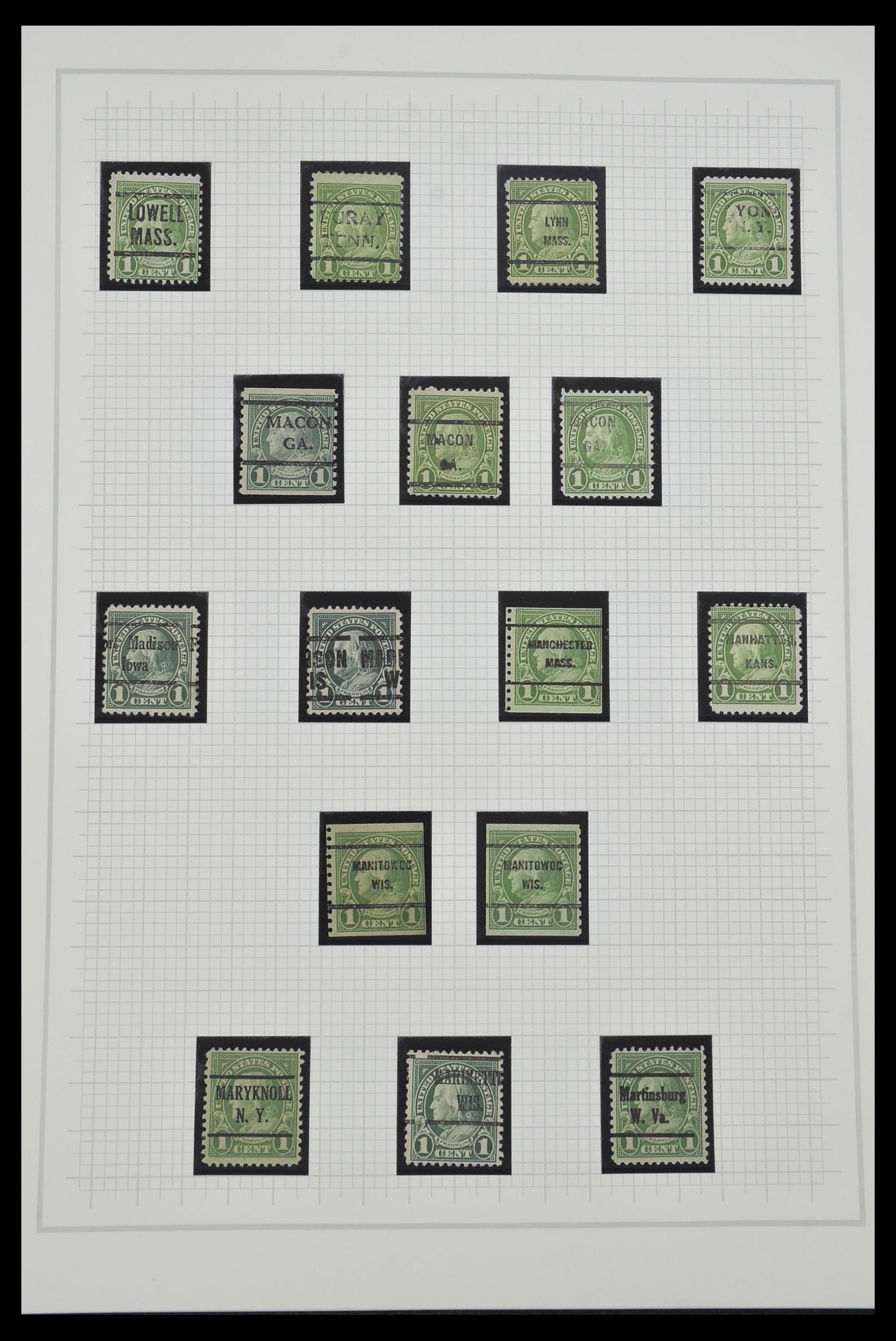 34309 057 - Stamp collection 34309 USA 1922-1934.