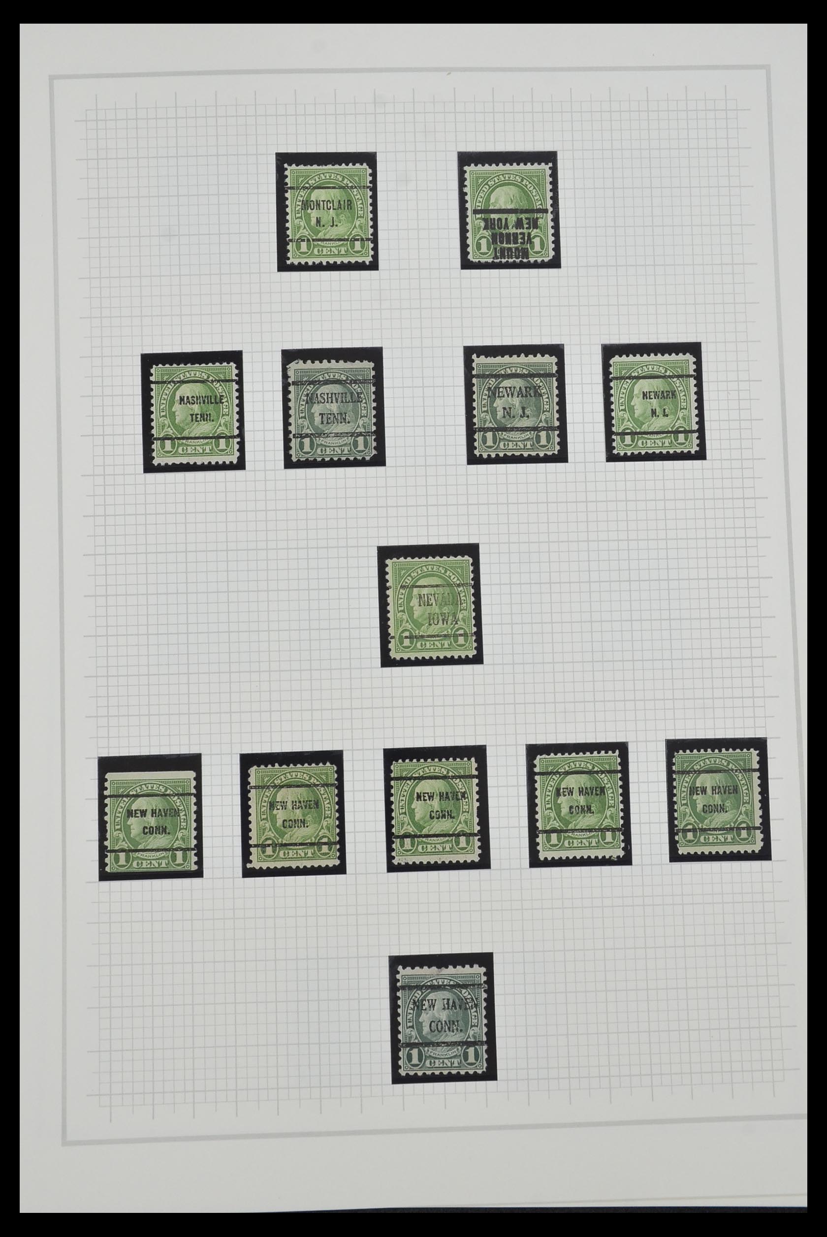 34309 059 - Stamp collection 34309 USA 1922-1934.
