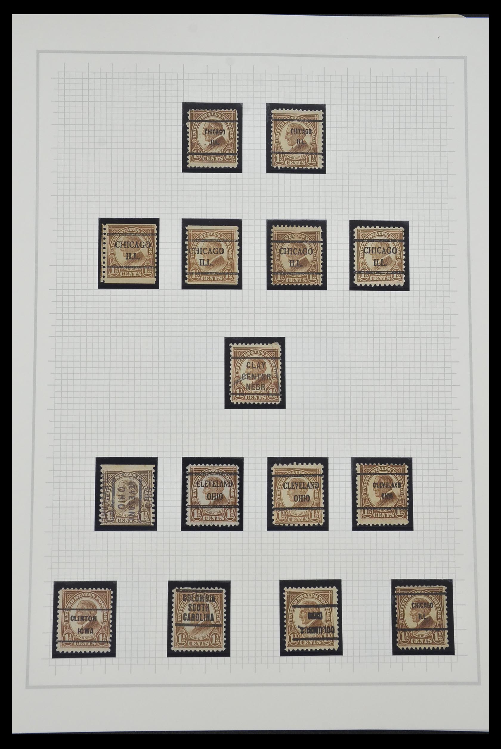 34309 091 - Stamp collection 34309 USA 1922-1934.