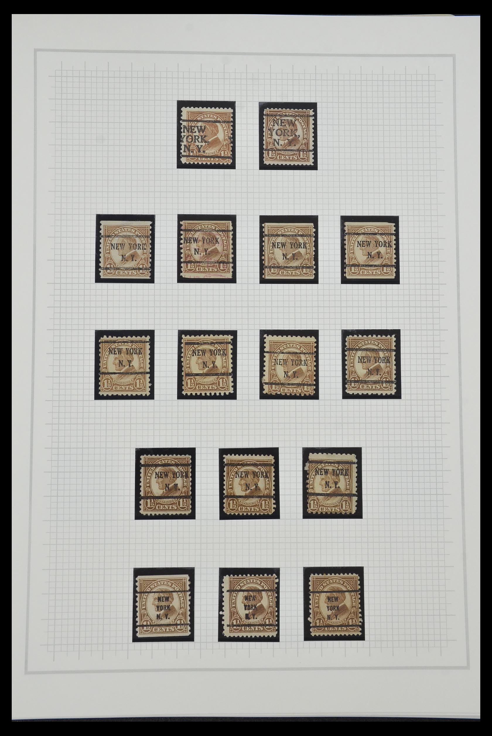 34309 098 - Stamp collection 34309 USA 1922-1934.