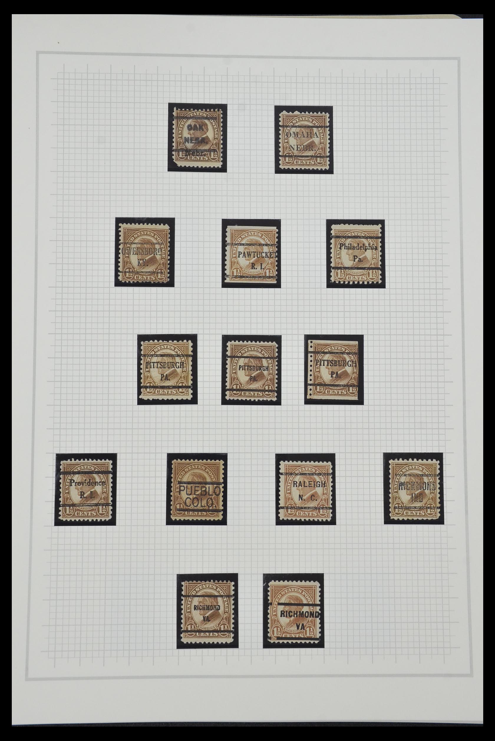 34309 099 - Stamp collection 34309 USA 1922-1934.