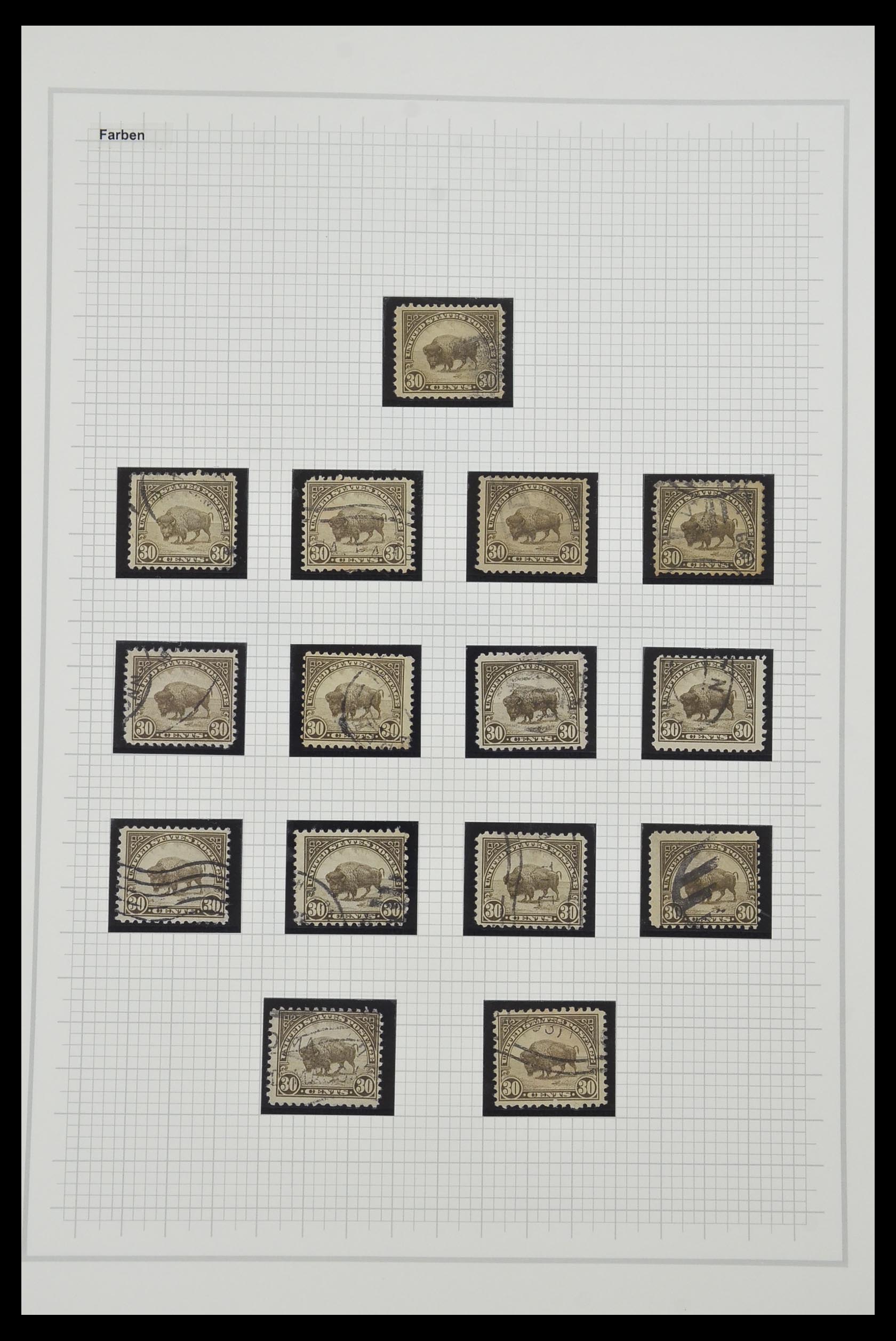 34309 505 - Stamp collection 34309 USA 1922-1934.