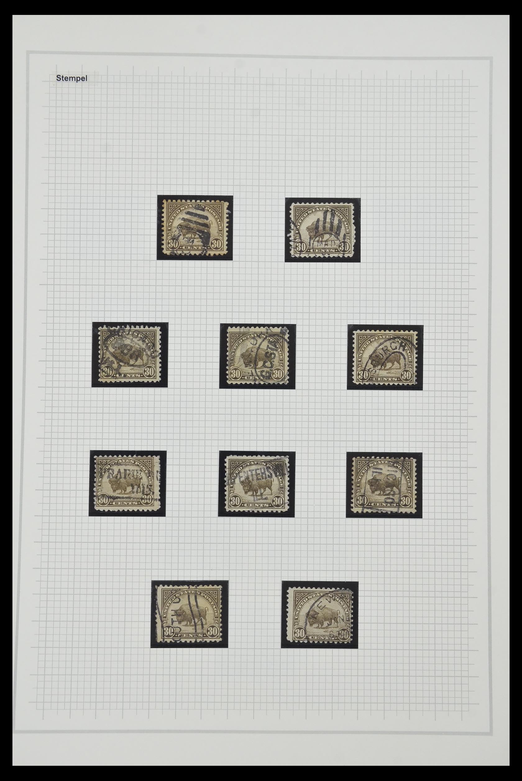 34309 508 - Stamp collection 34309 USA 1922-1934.