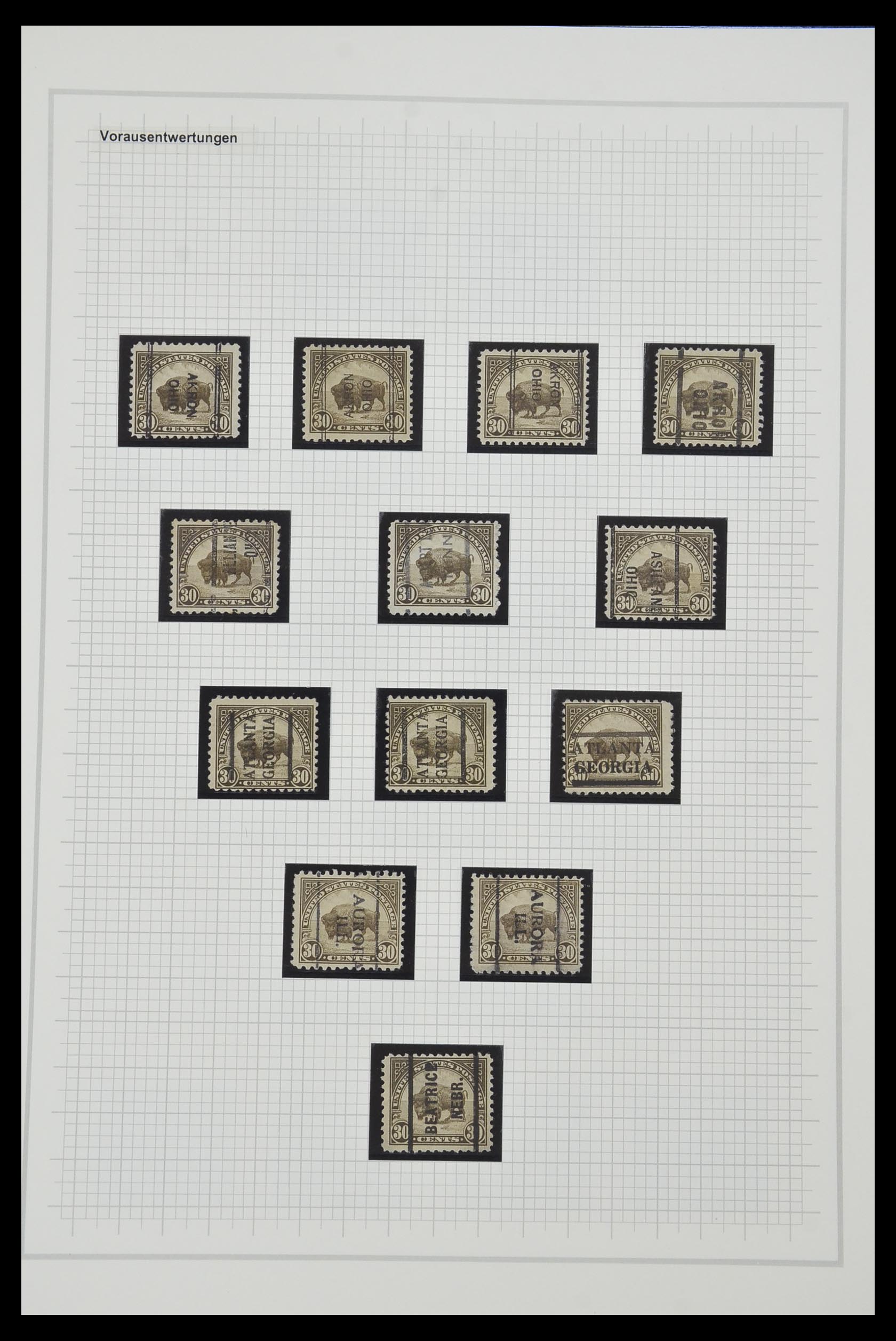 34309 509 - Stamp collection 34309 USA 1922-1934.