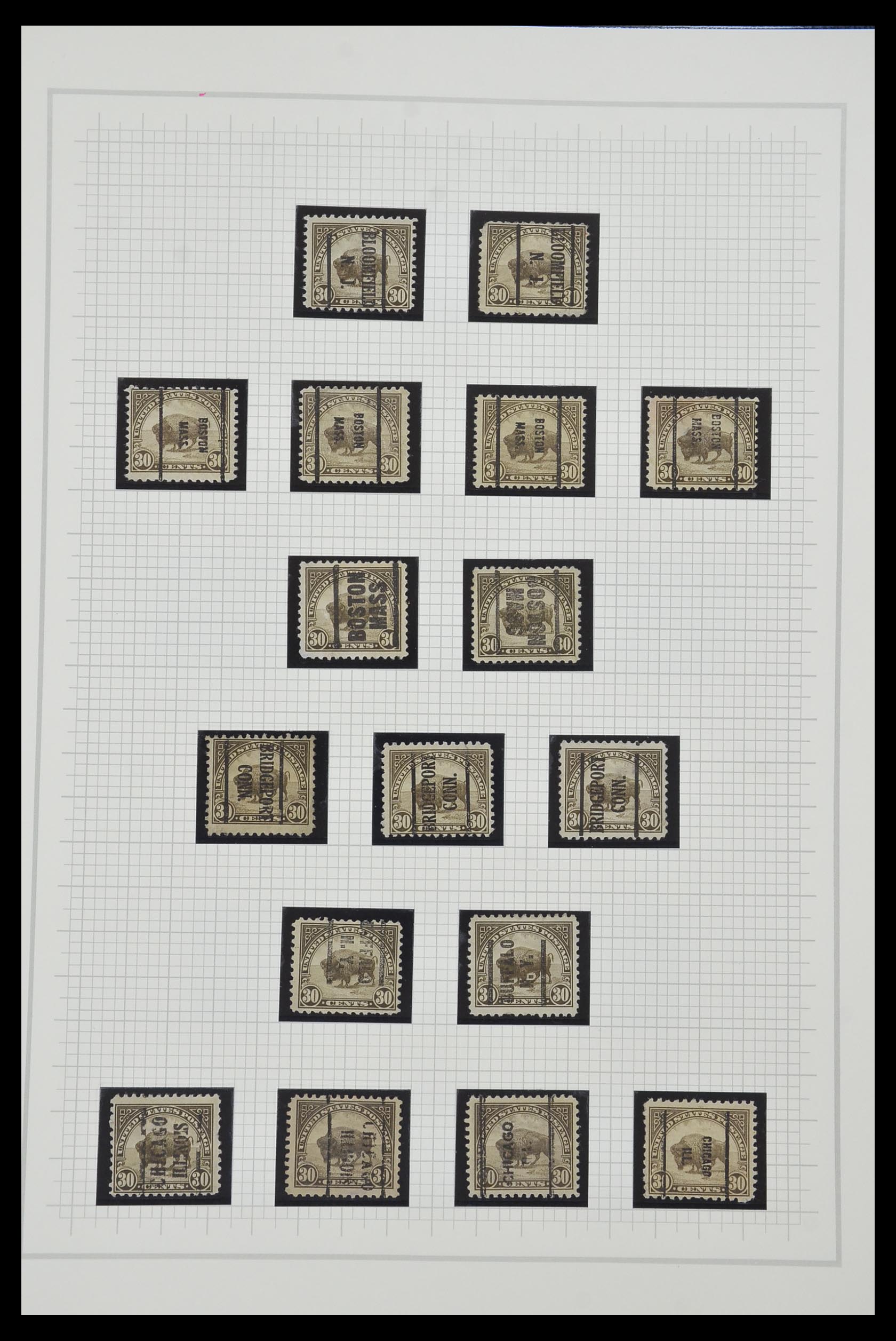 34309 510 - Stamp collection 34309 USA 1922-1934.