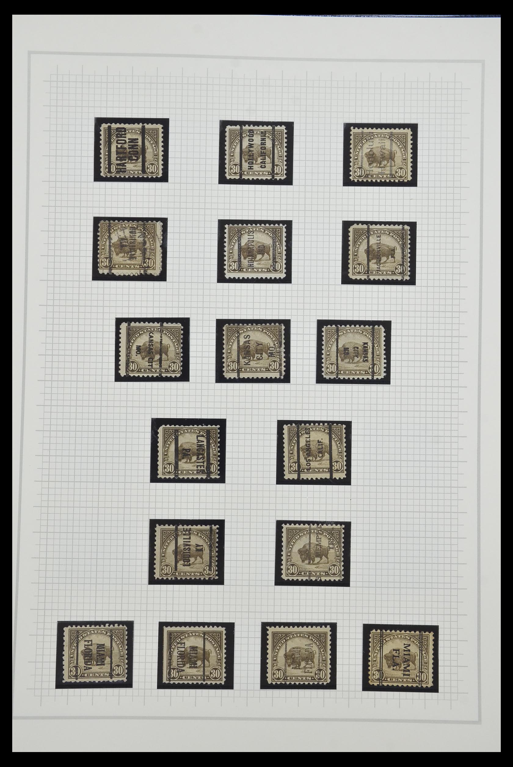 34309 512 - Stamp collection 34309 USA 1922-1934.