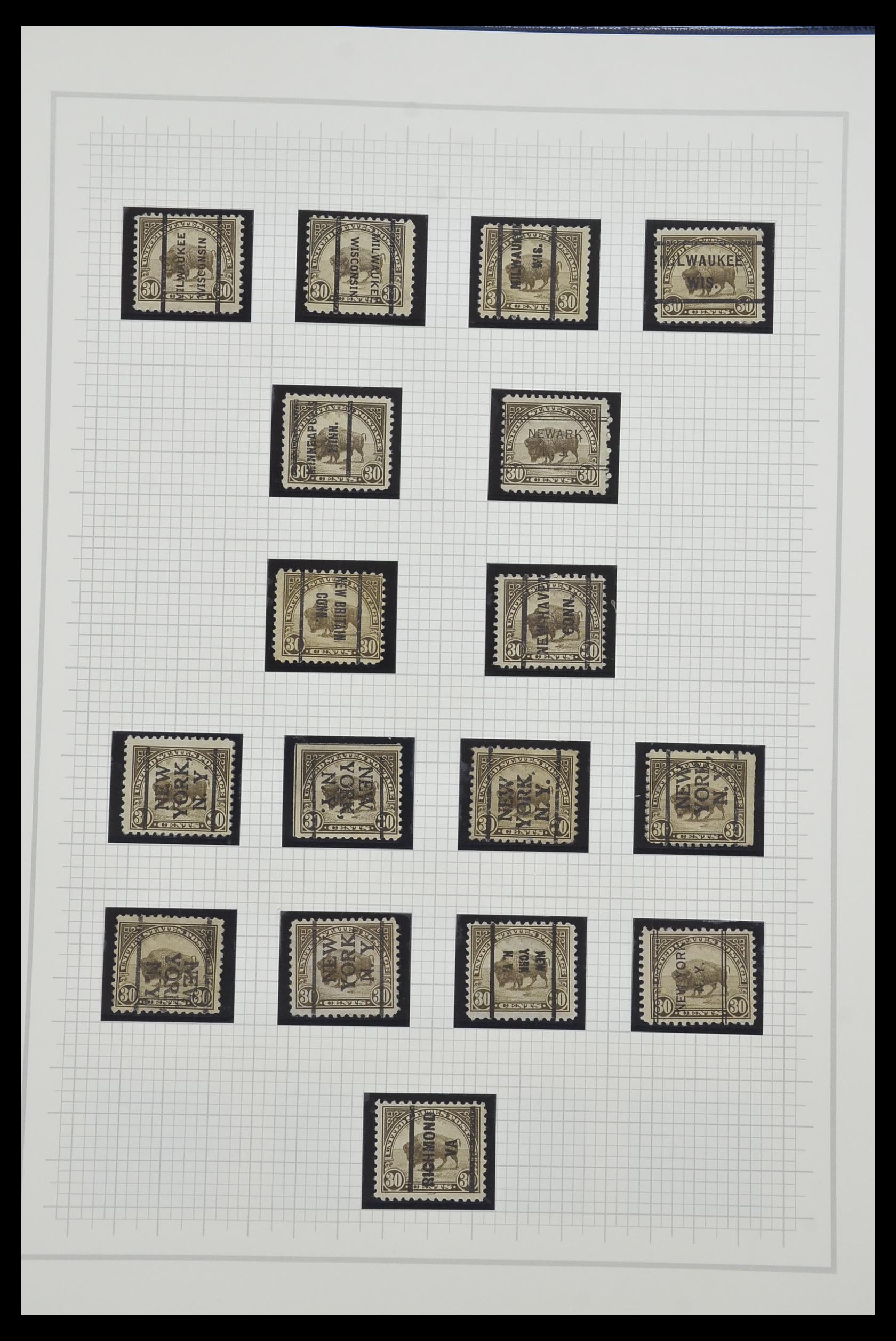 34309 513 - Stamp collection 34309 USA 1922-1934.