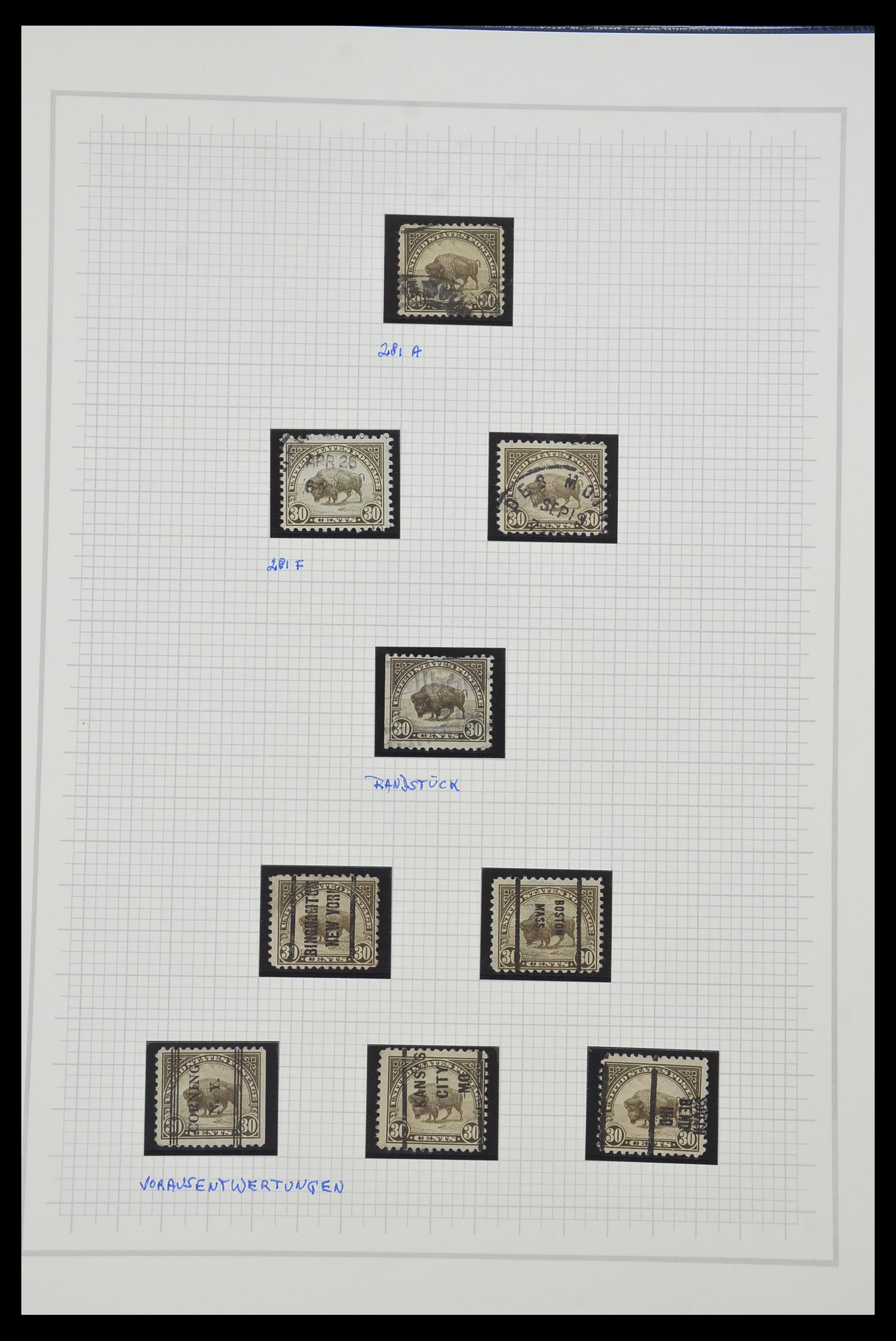 34309 516 - Stamp collection 34309 USA 1922-1934.