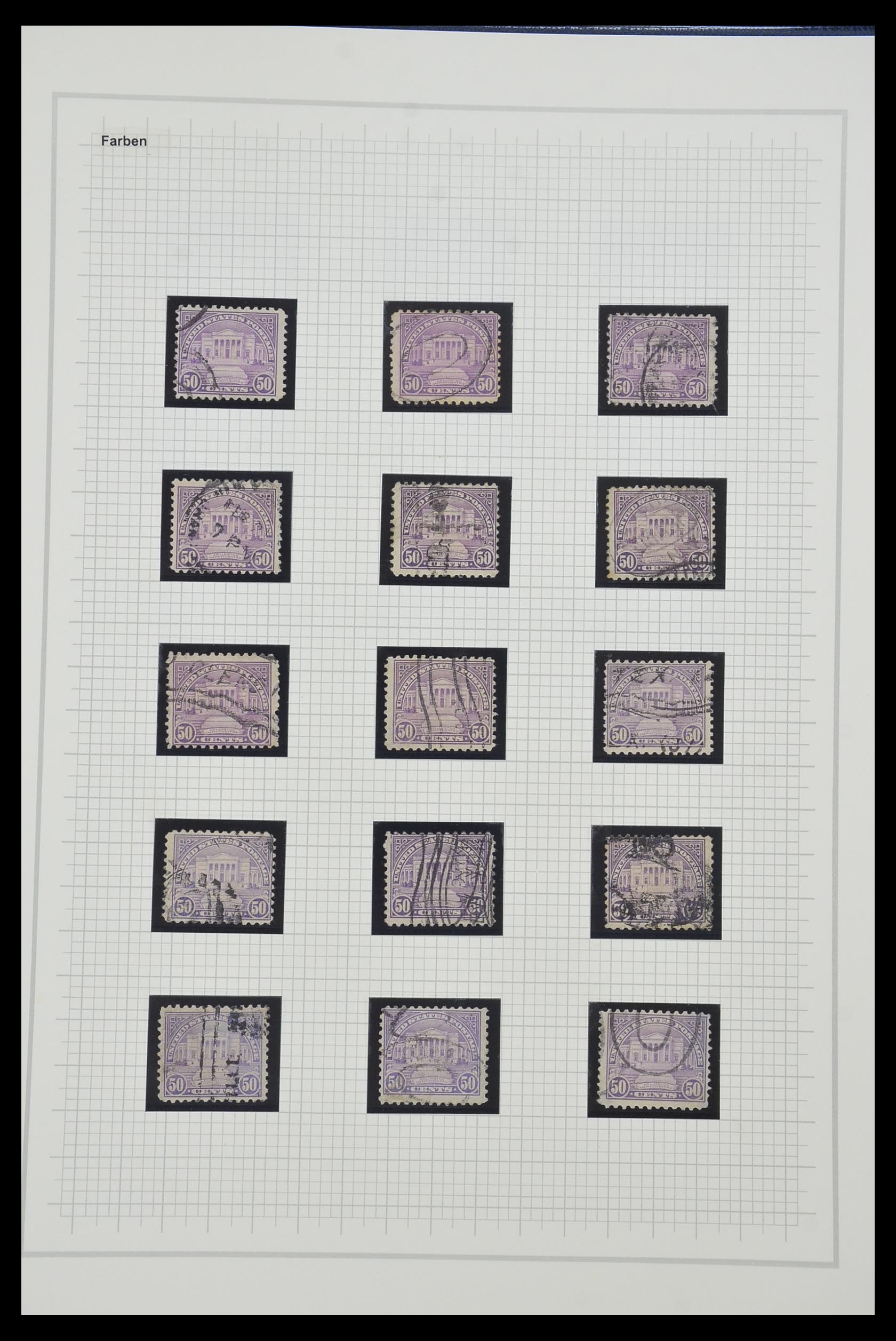 34309 518 - Stamp collection 34309 USA 1922-1934.