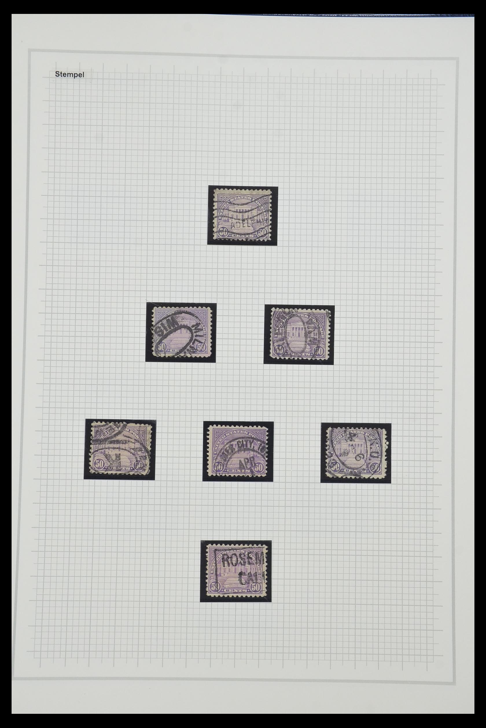 34309 522 - Stamp collection 34309 USA 1922-1934.