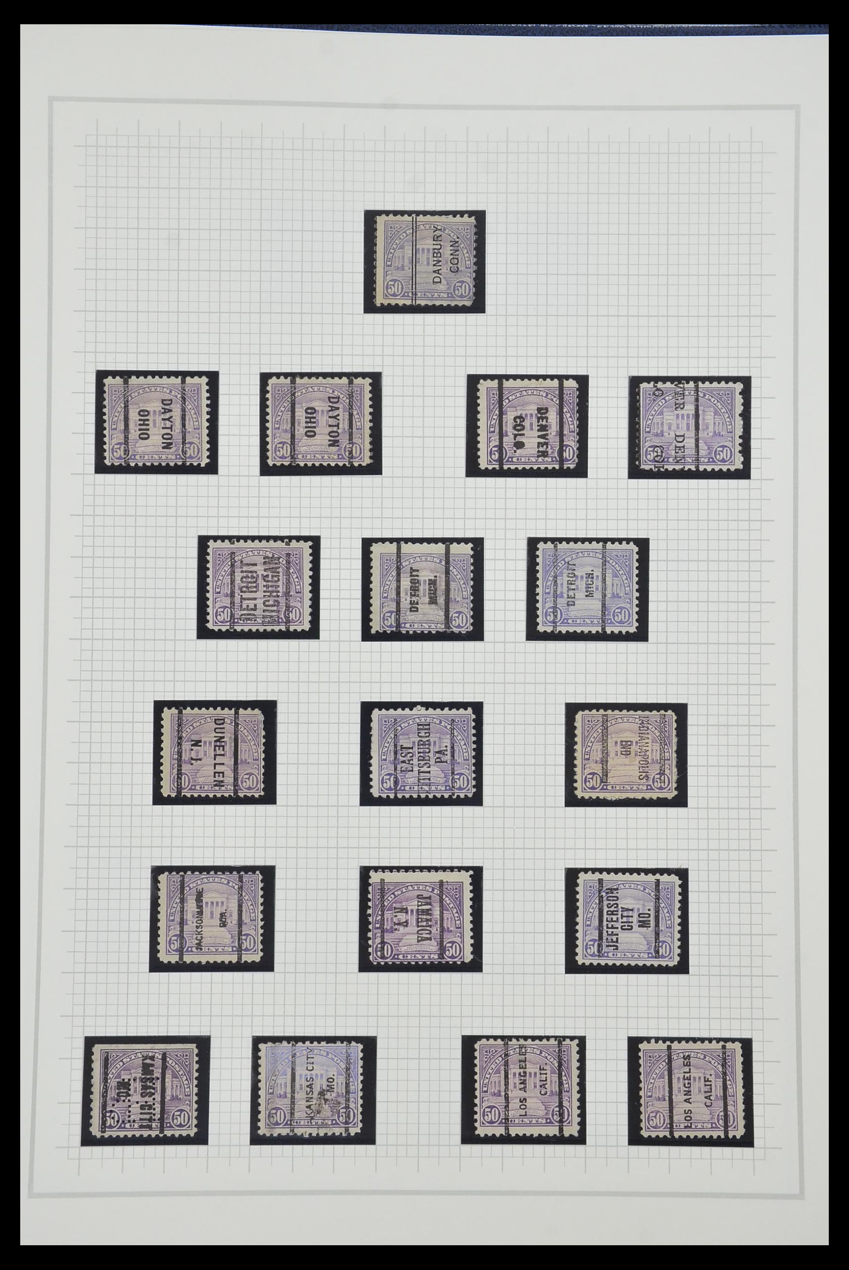 34309 525 - Stamp collection 34309 USA 1922-1934.