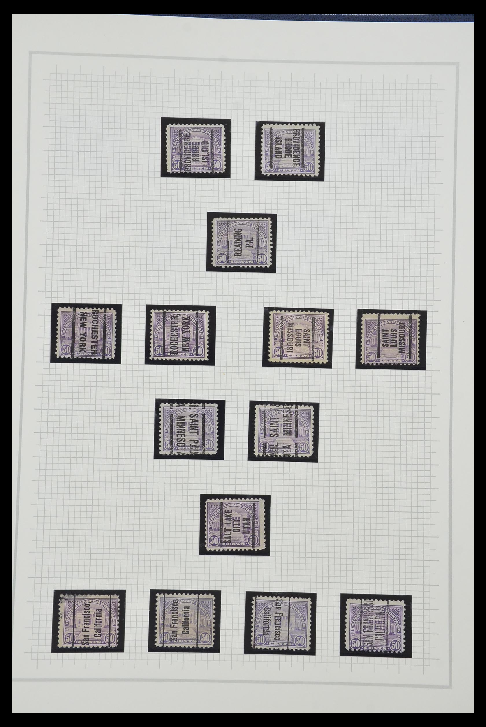34309 527 - Stamp collection 34309 USA 1922-1934.