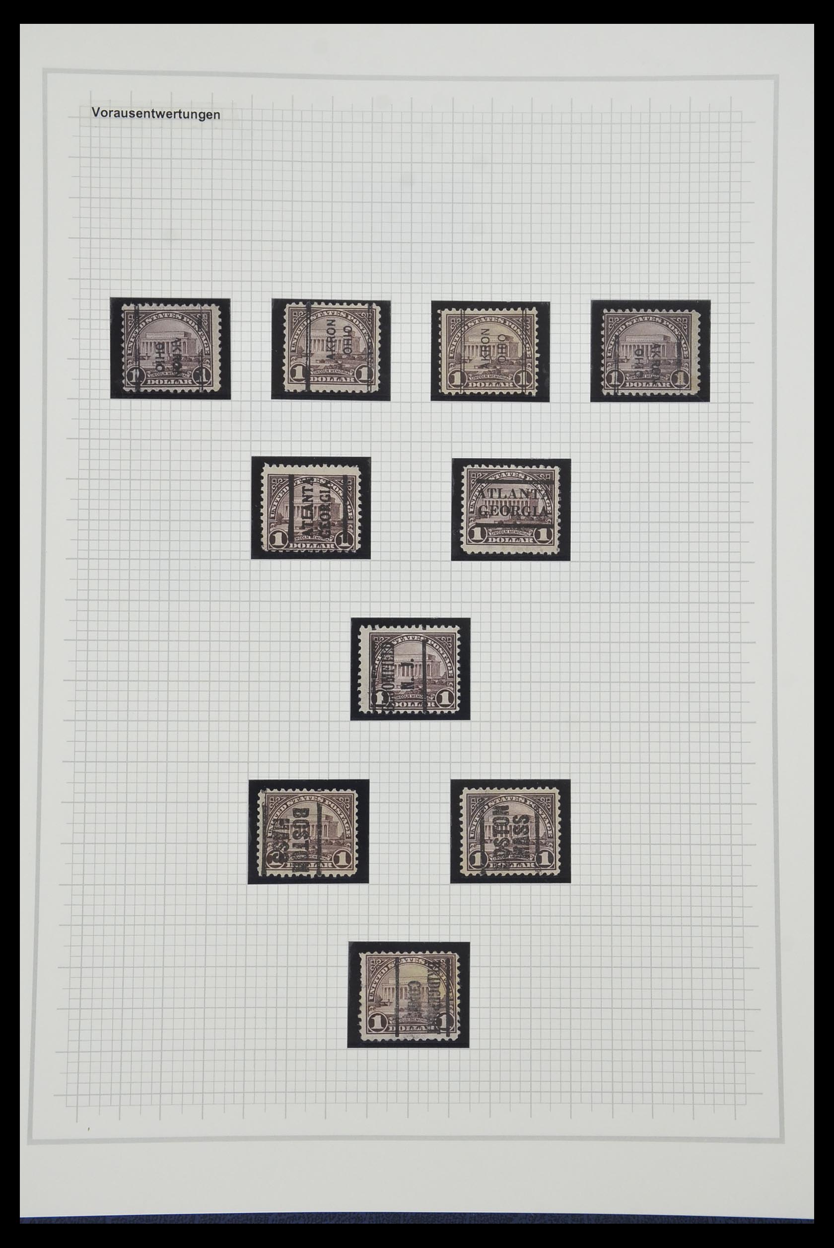 34309 536 - Stamp collection 34309 USA 1922-1934.