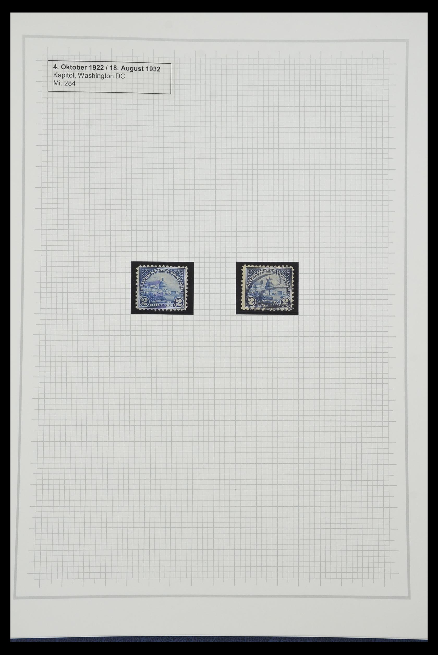 34309 538 - Stamp collection 34309 USA 1922-1934.