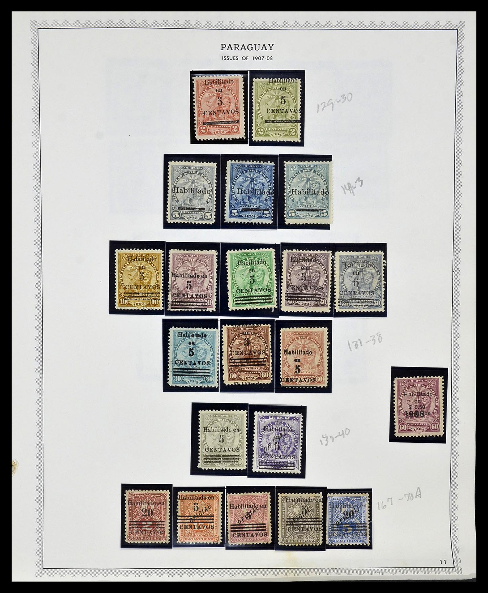 34310 011 - Stamp collection 34310 Paraguay 1868-1993.