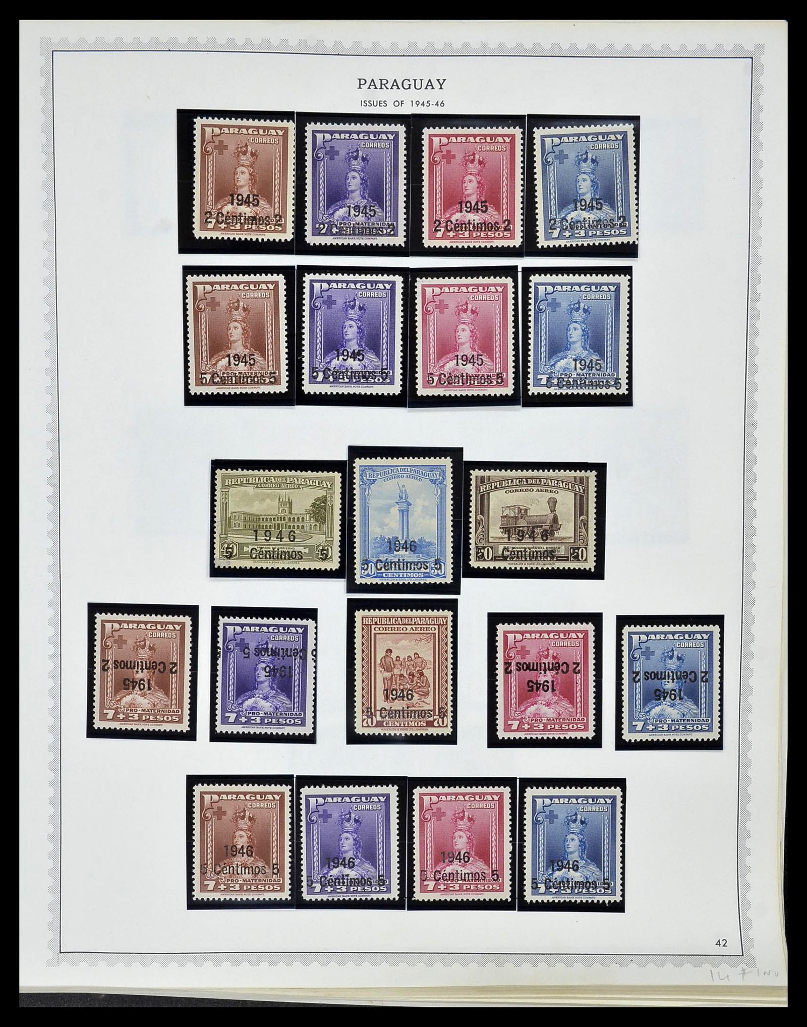 34310 043 - Stamp collection 34310 Paraguay 1868-1993.