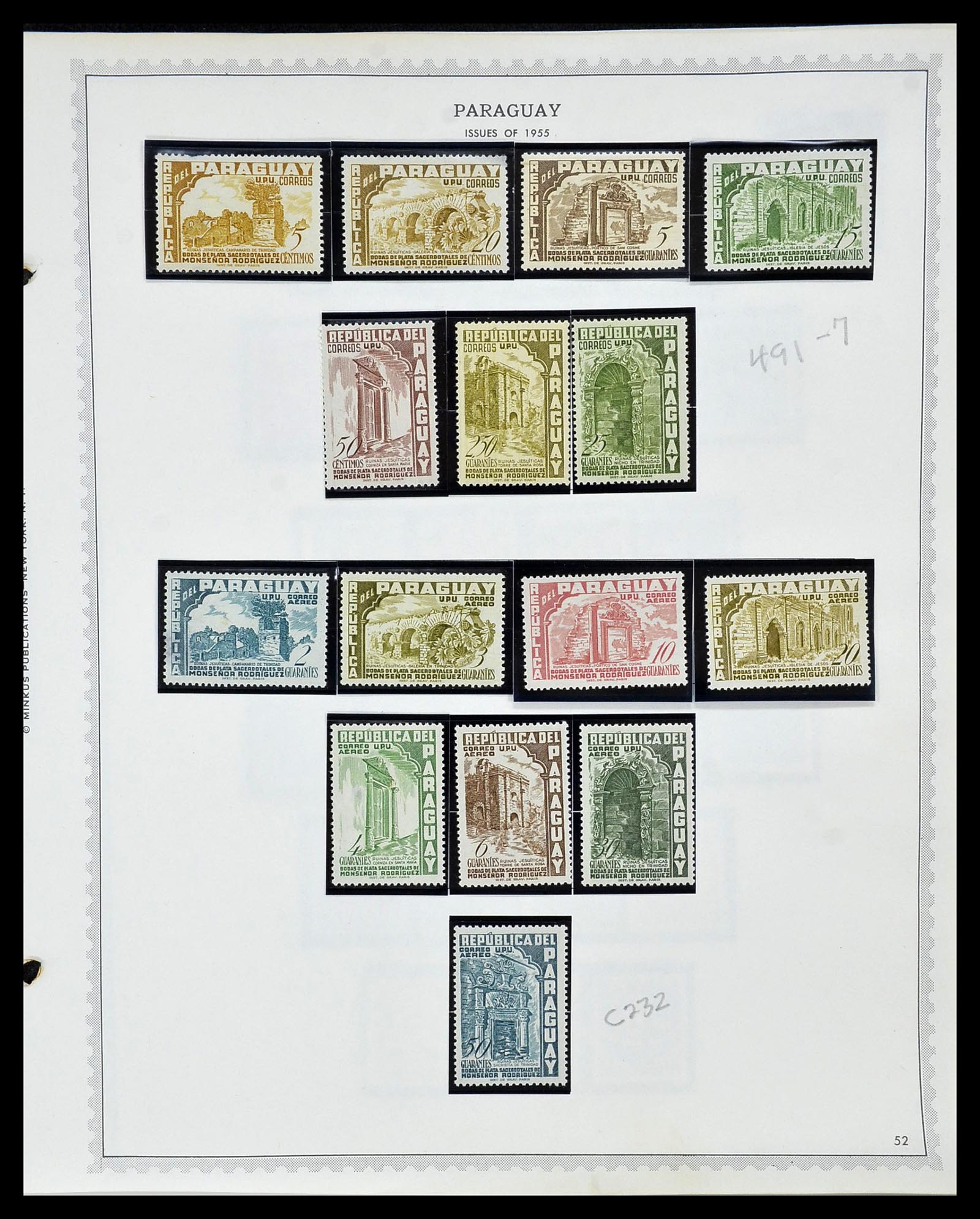 34310 053 - Stamp collection 34310 Paraguay 1868-1993.