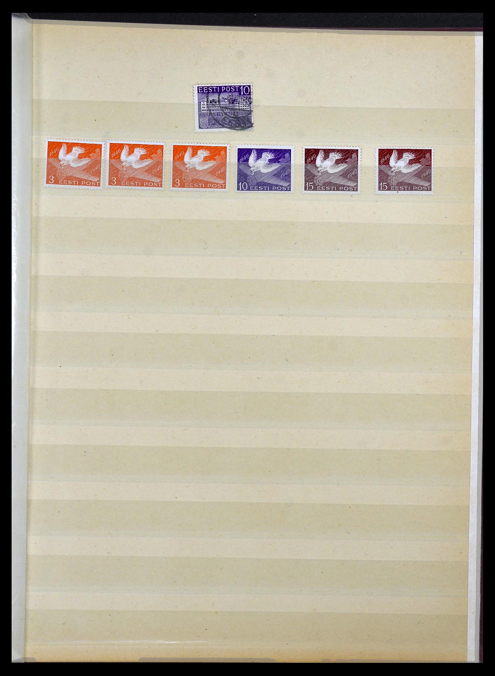 34311 012 - Postzegelverzameling 34311 Baltische Staten 1918-1941.