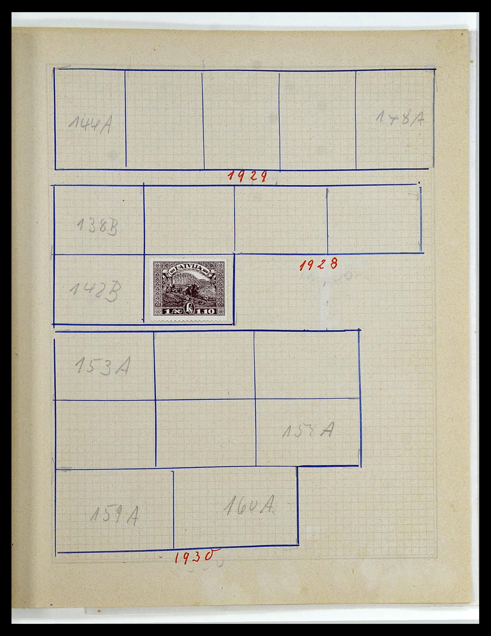 34311 023 - Stamp collection 34311 Baltic States 1918-1941.