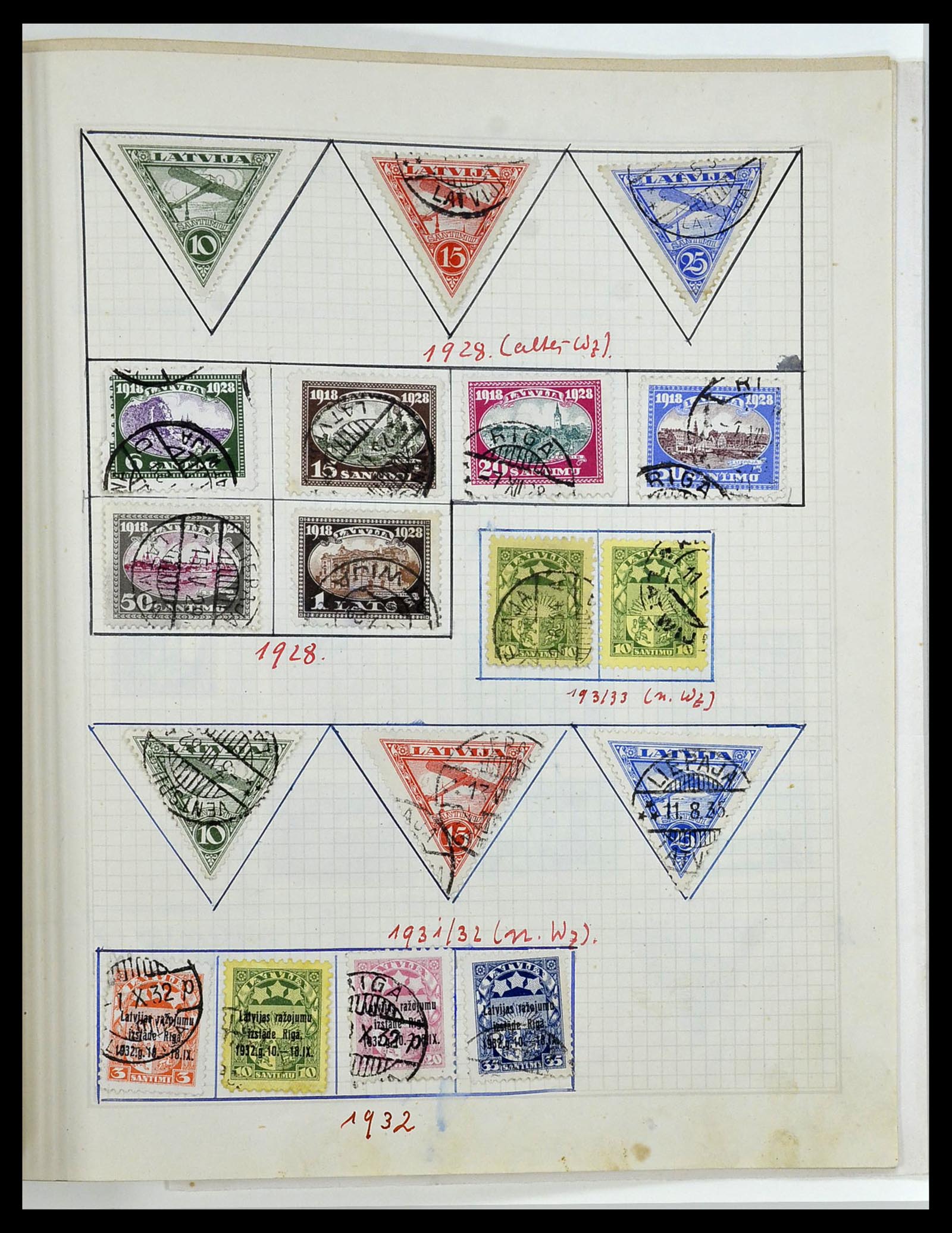 34311 026 - Stamp collection 34311 Baltic States 1918-1941.