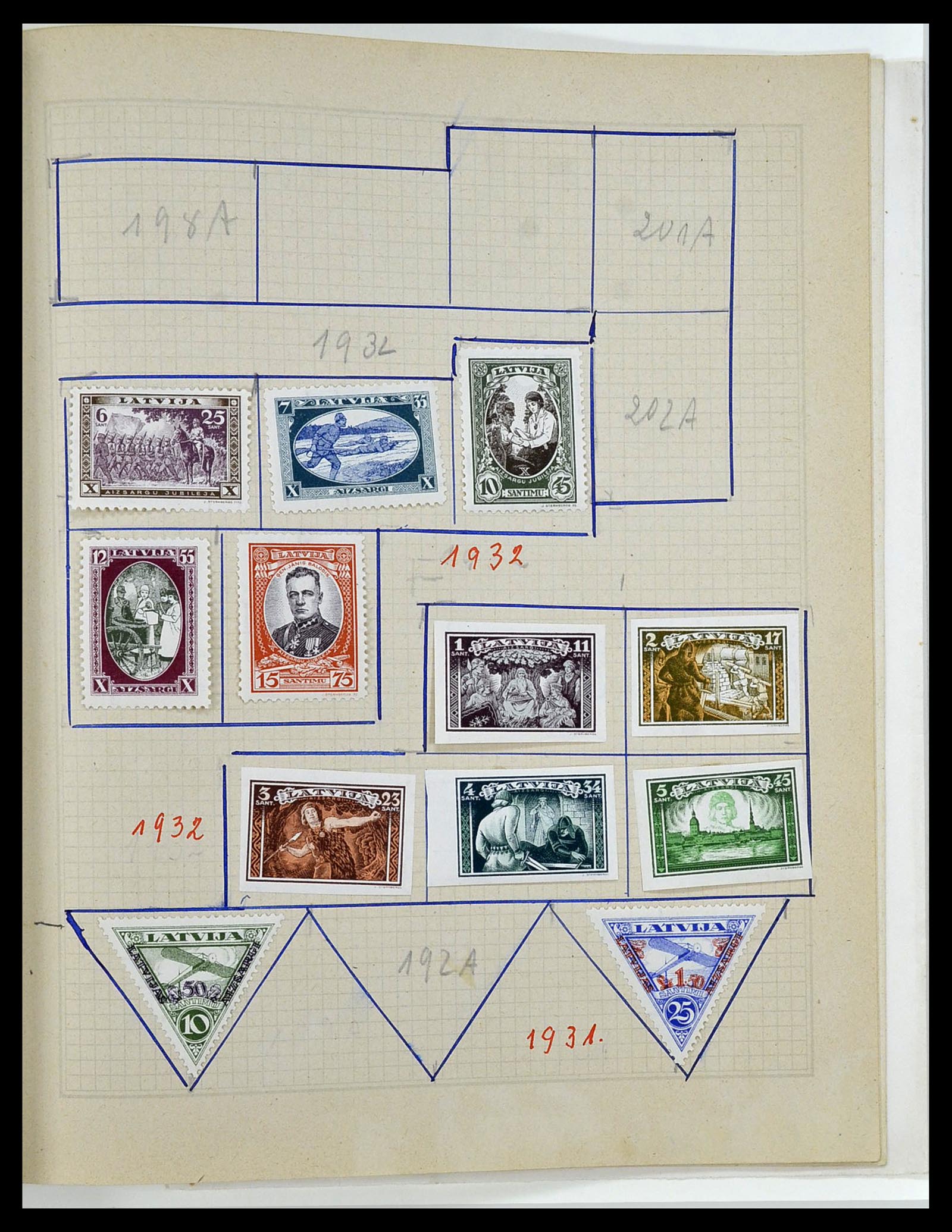 34311 027 - Stamp collection 34311 Baltic States 1918-1941.
