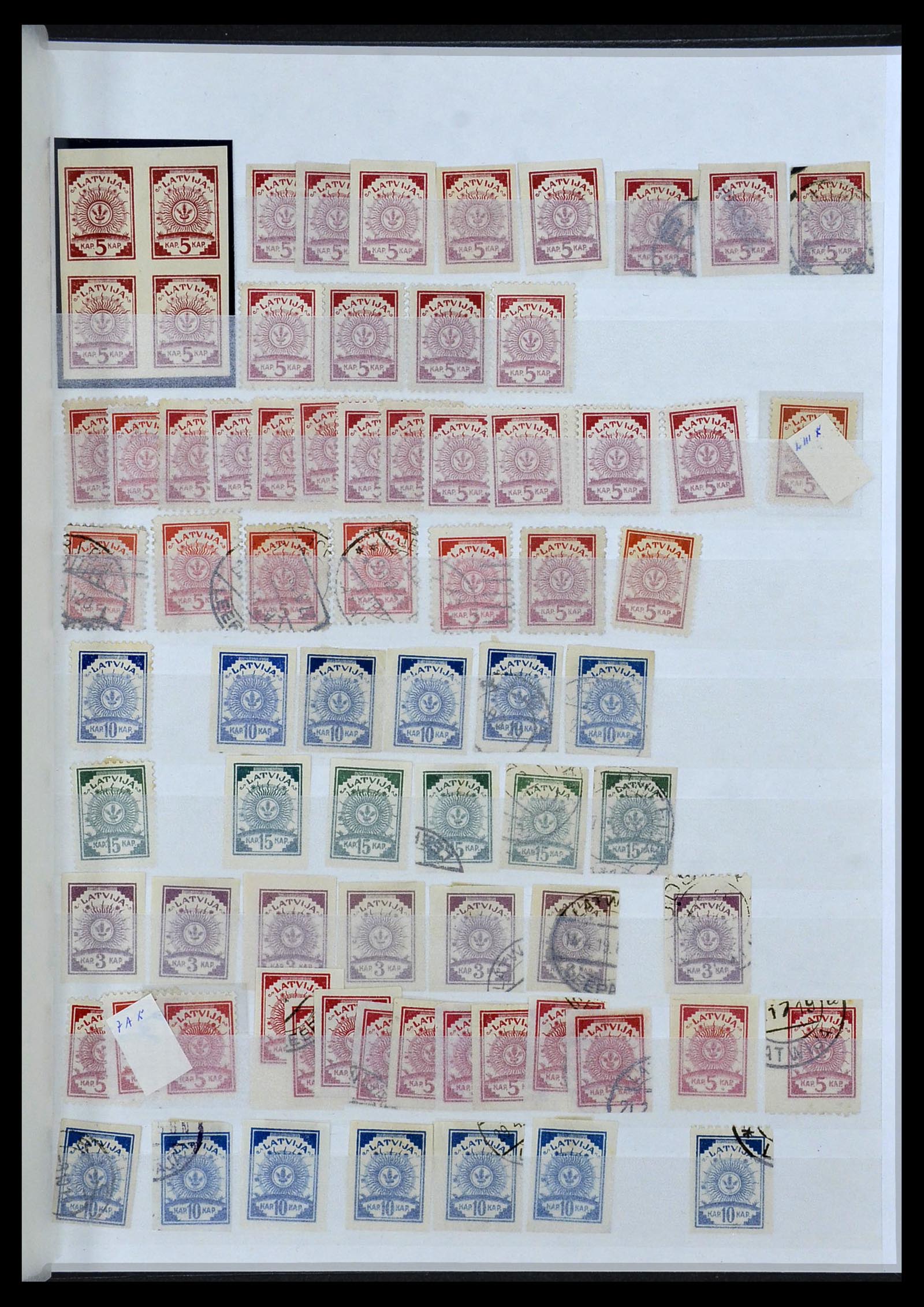34311 034 - Stamp collection 34311 Baltic States 1918-1941.