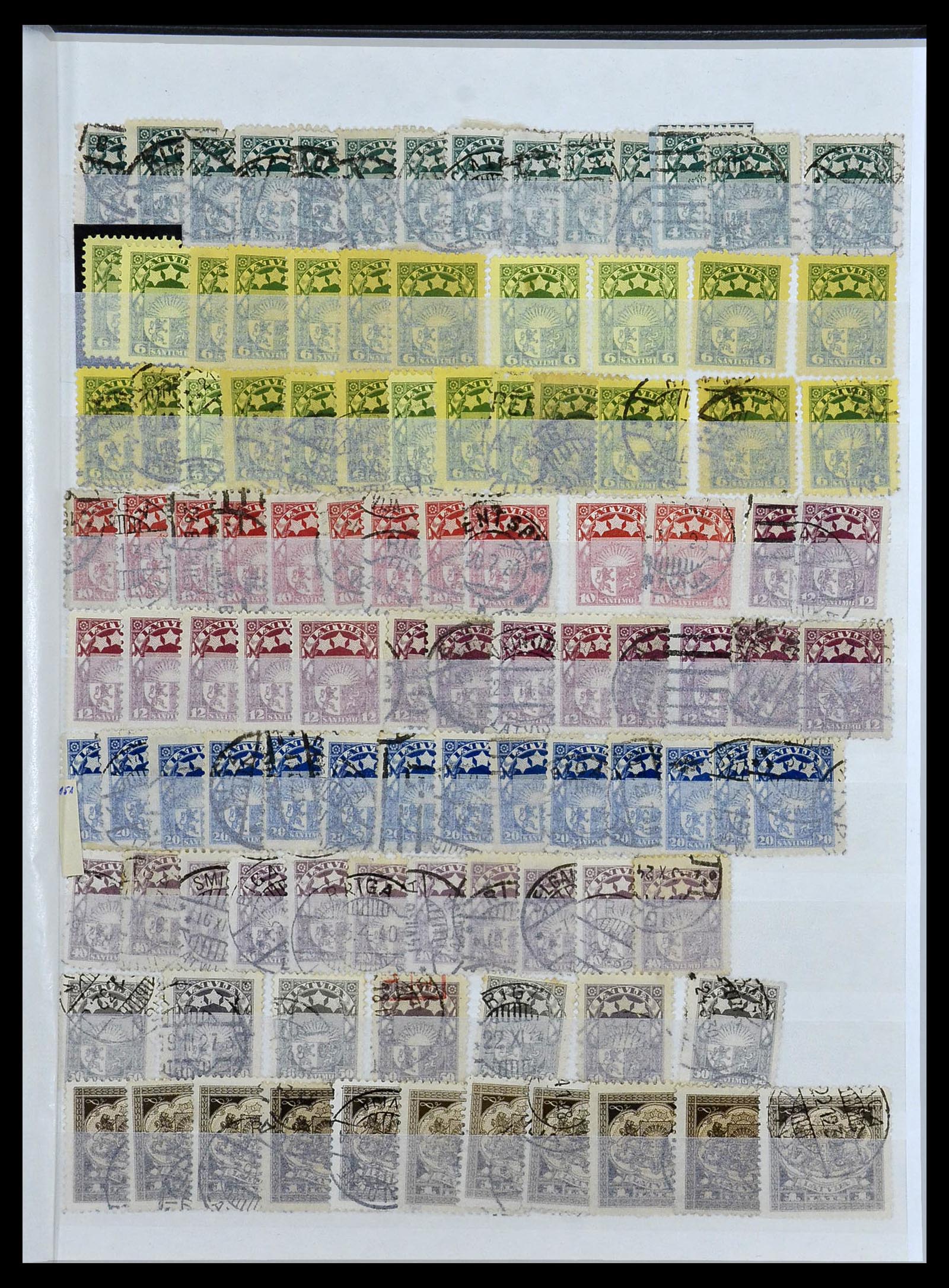34311 040 - Stamp collection 34311 Baltic States 1918-1941.