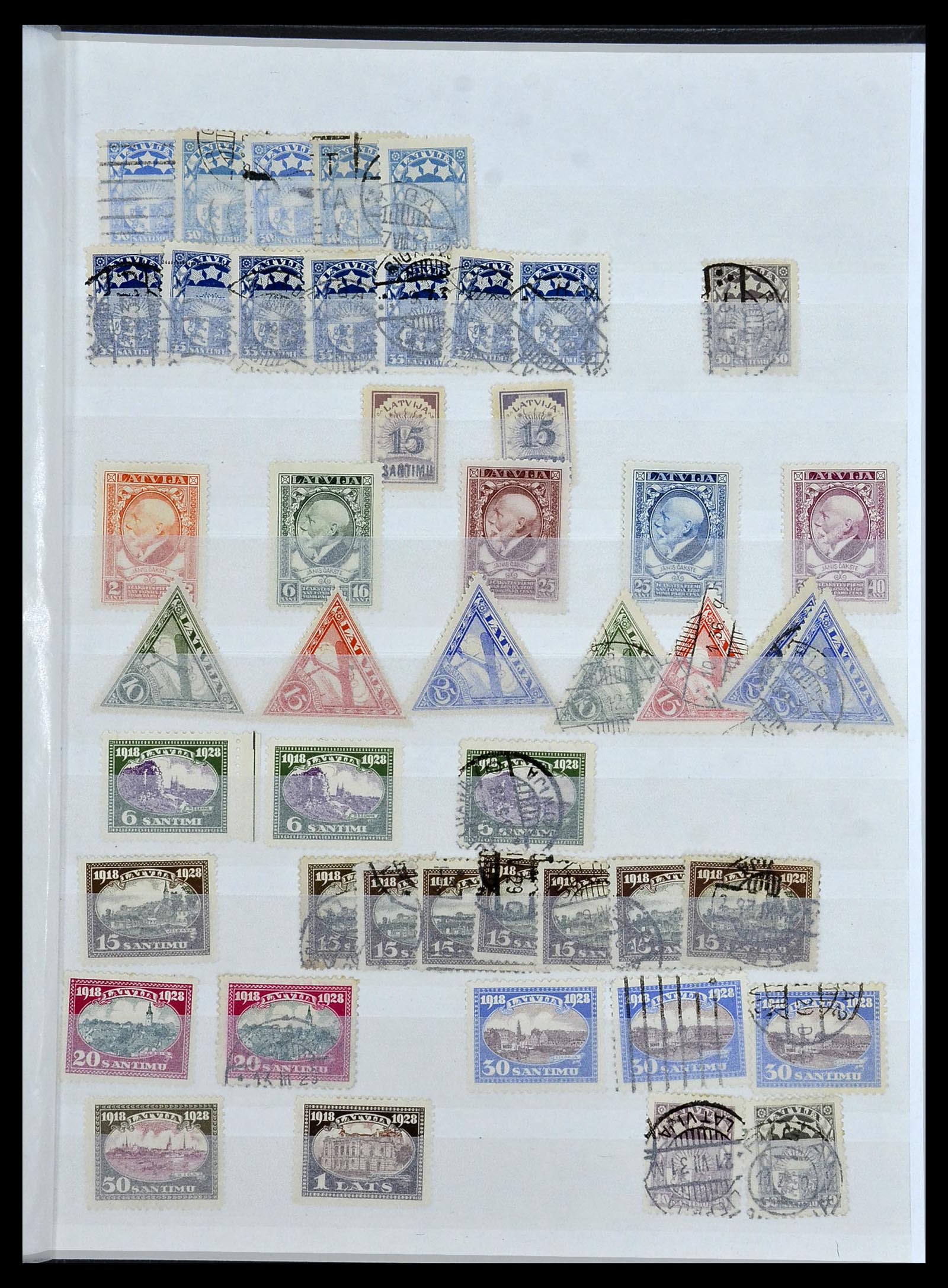 34311 042 - Postzegelverzameling 34311 Baltische Staten 1918-1941.