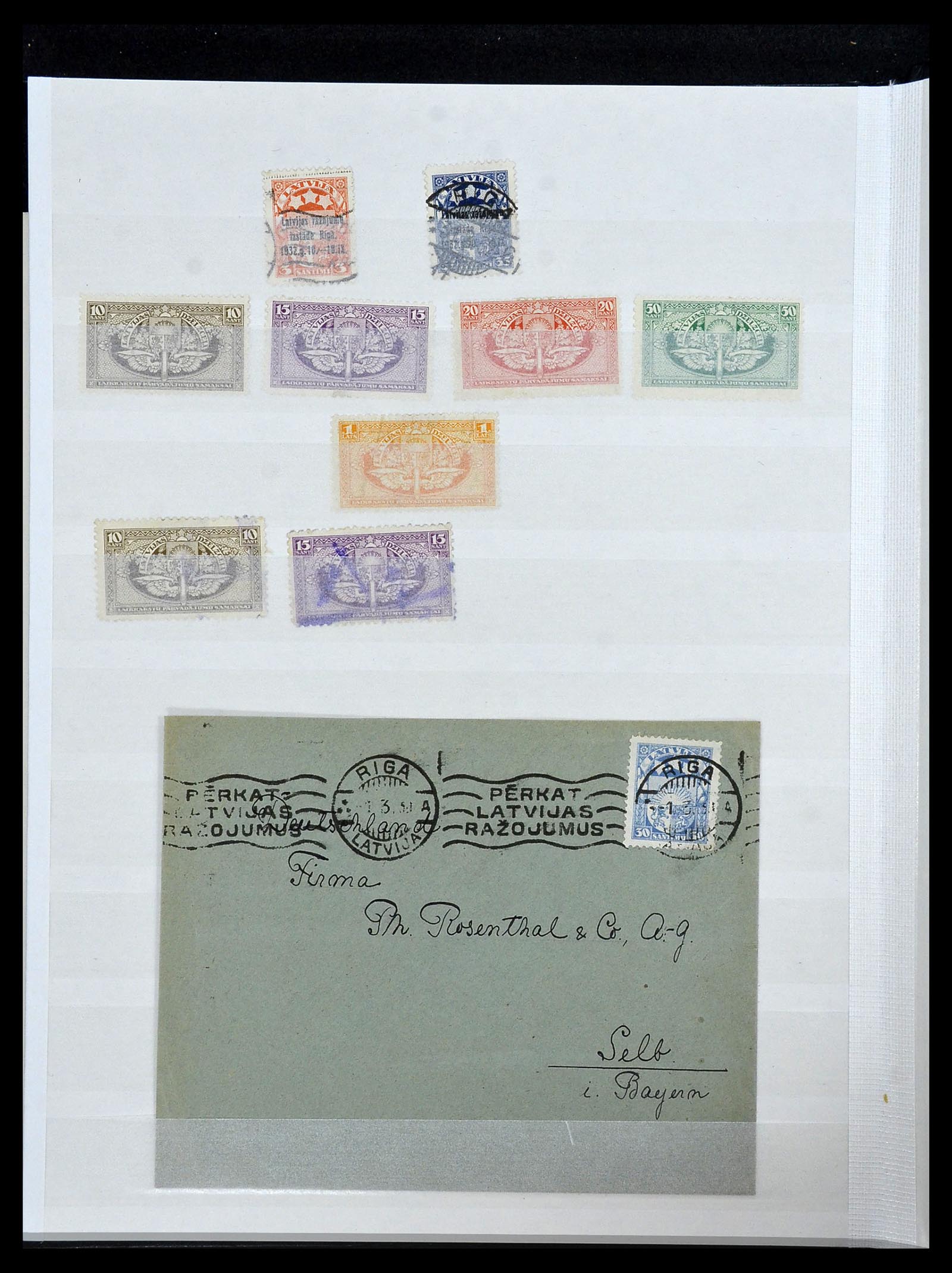 34311 047 - Postzegelverzameling 34311 Baltische Staten 1918-1941.