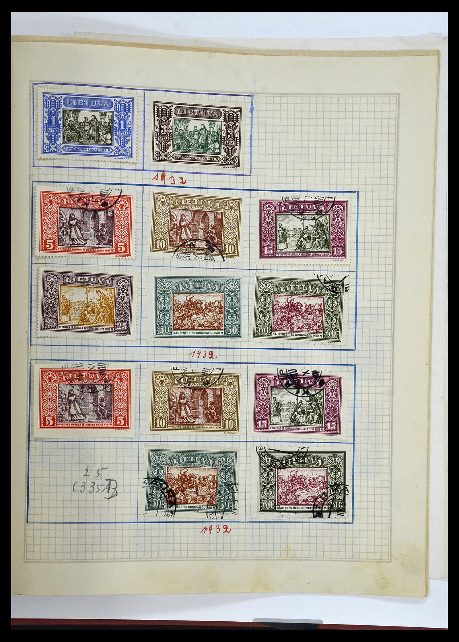 34311 066 - Stamp collection 34311 Baltic States 1918-1941.