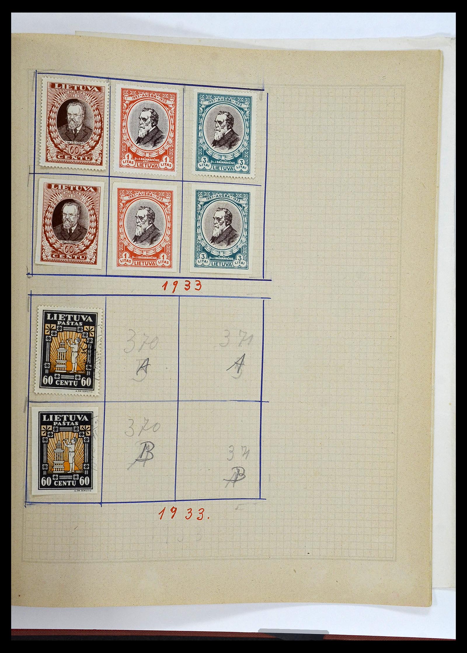 34311 068 - Stamp collection 34311 Baltic States 1918-1941.