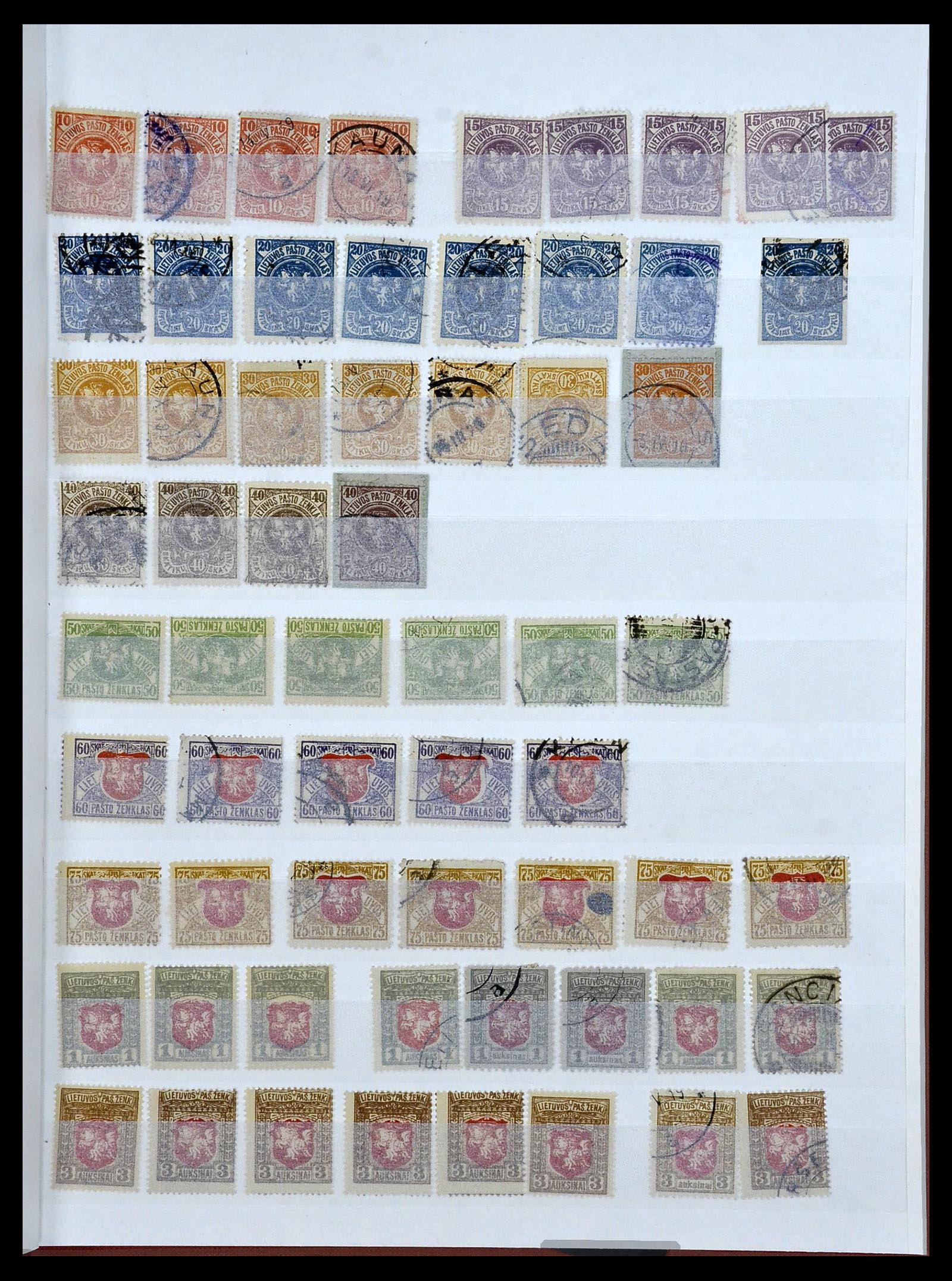 34311 072 - Stamp collection 34311 Baltic States 1918-1941.