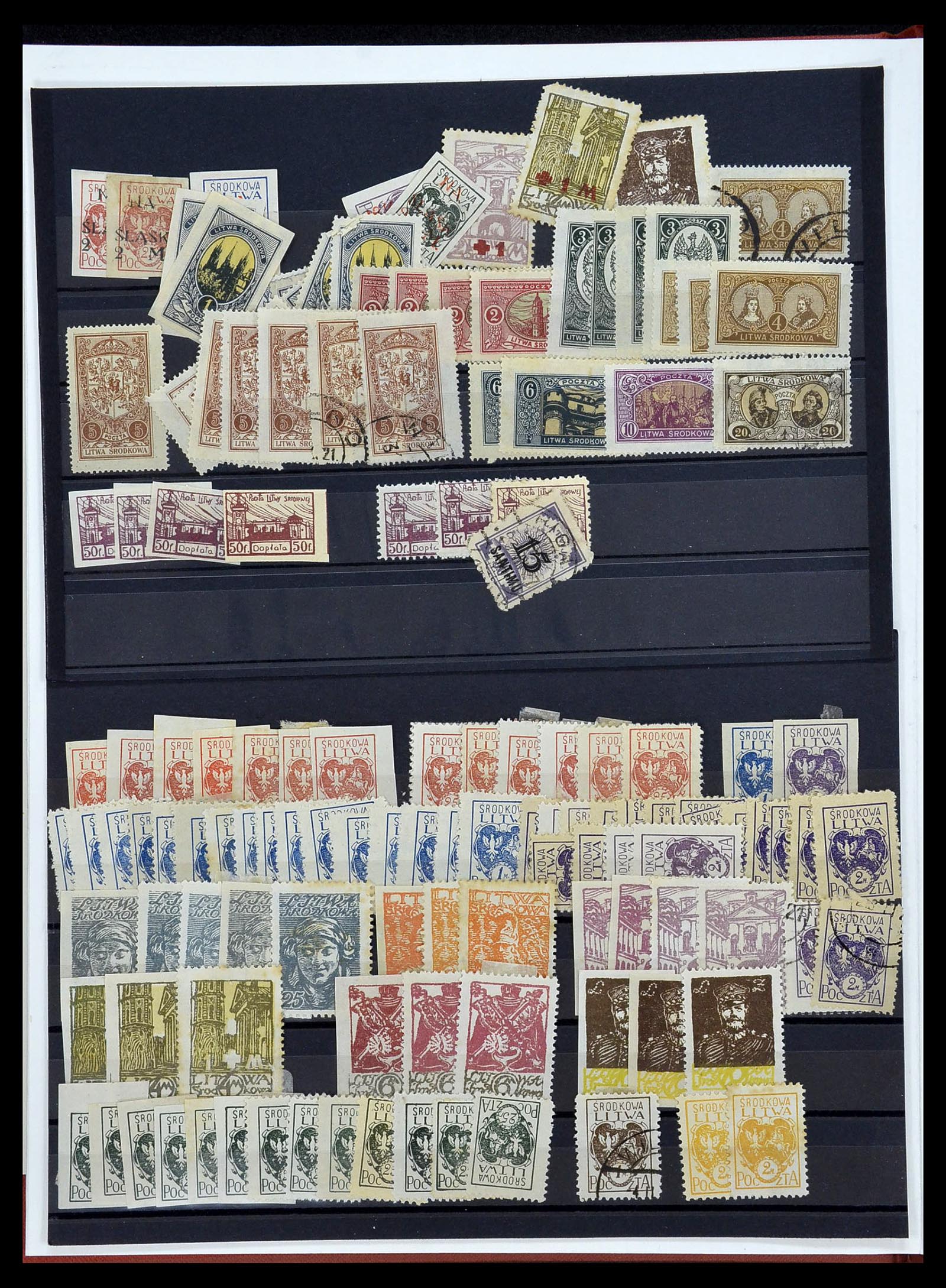 34311 081 - Postzegelverzameling 34311 Baltische Staten 1918-1941.
