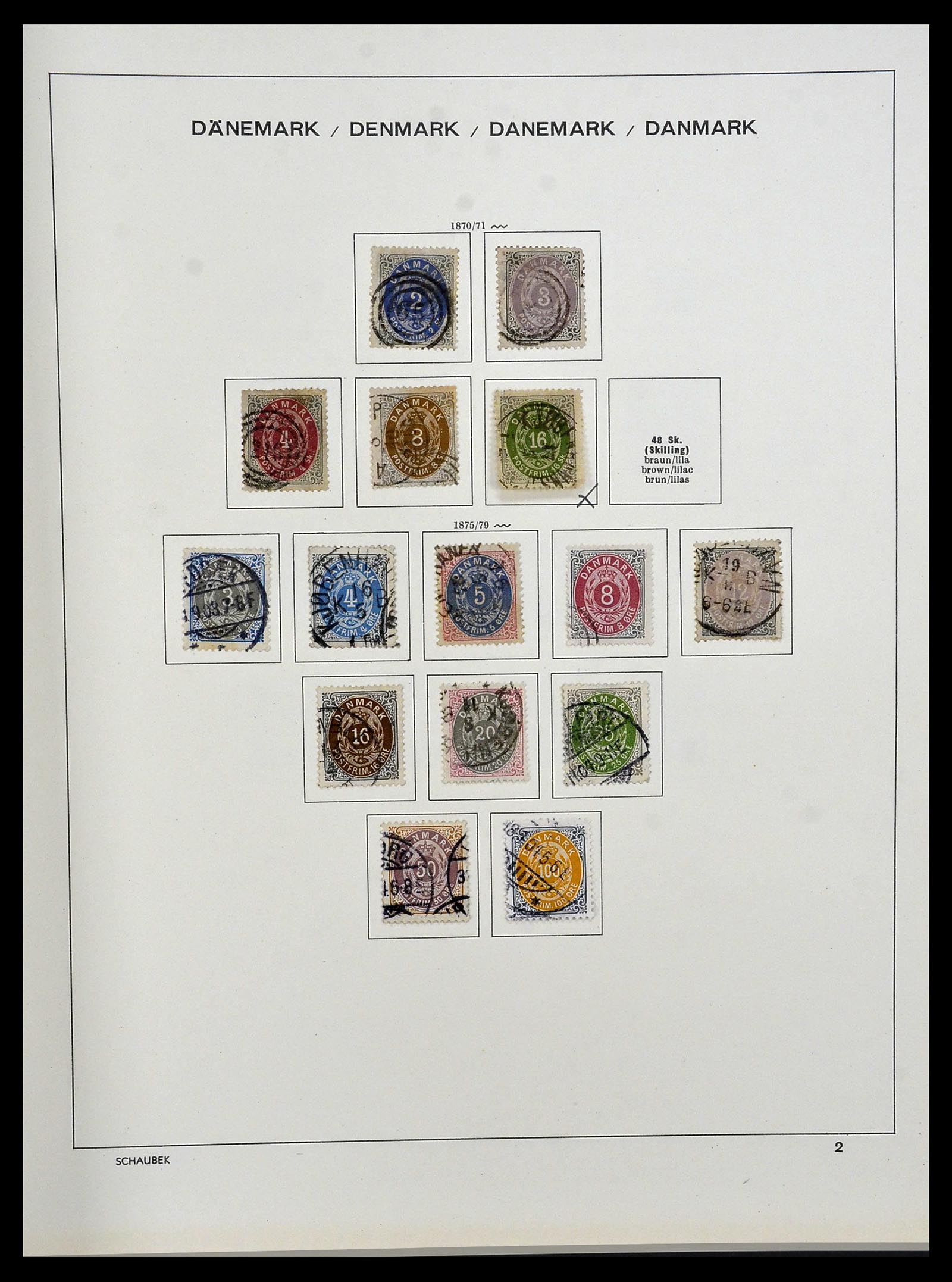 34312 003 - Stamp collection 34312 Scandinavia 1855-1965.