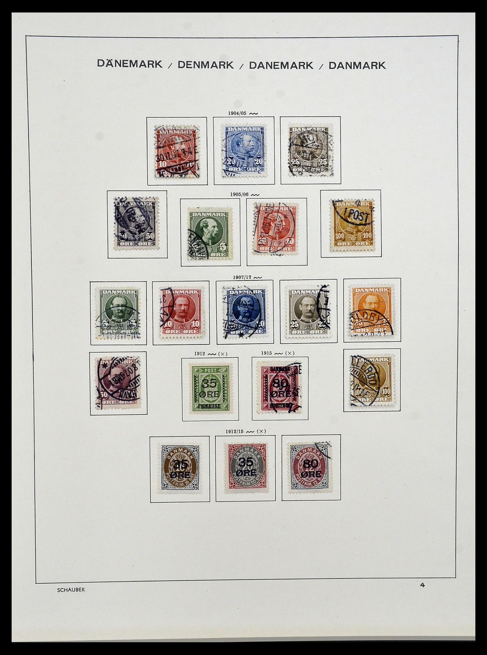 34312 006 - Postzegelverzameling 34312 Scandinavië 1855-1965.
