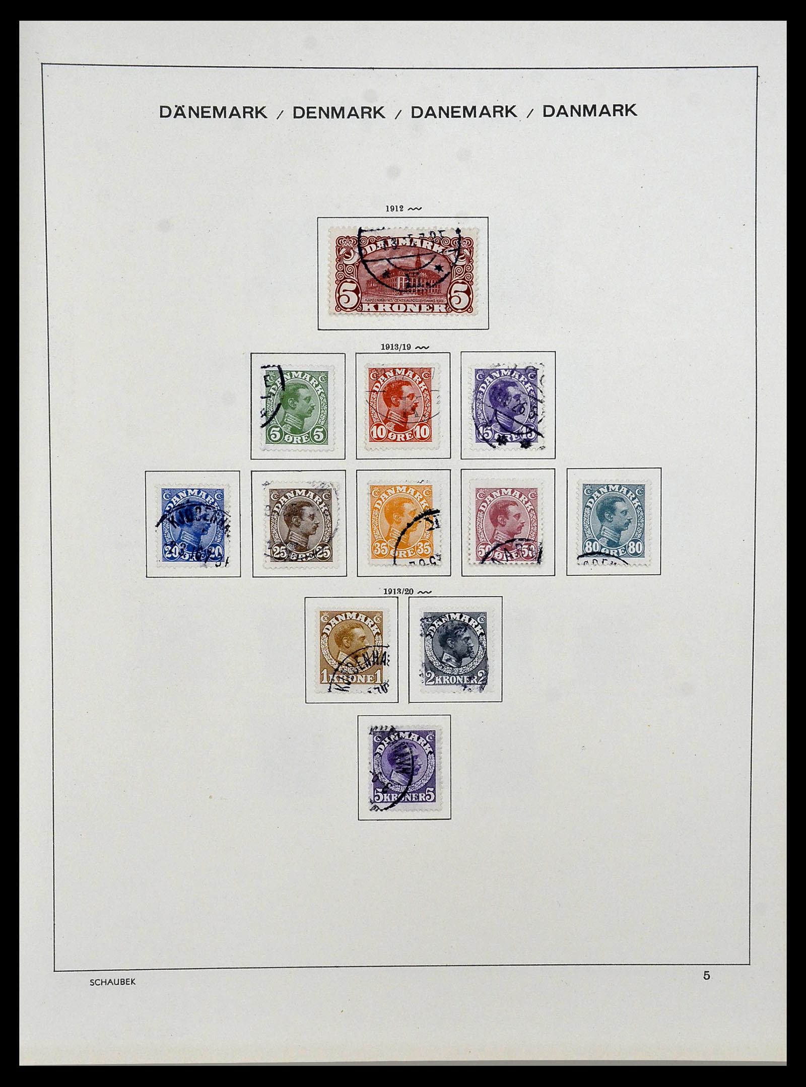 34312 008 - Postzegelverzameling 34312 Scandinavië 1855-1965.