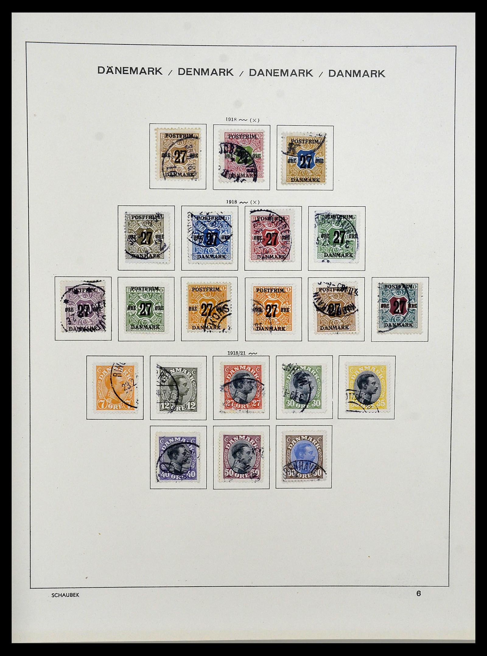 34312 009 - Postzegelverzameling 34312 Scandinavië 1855-1965.