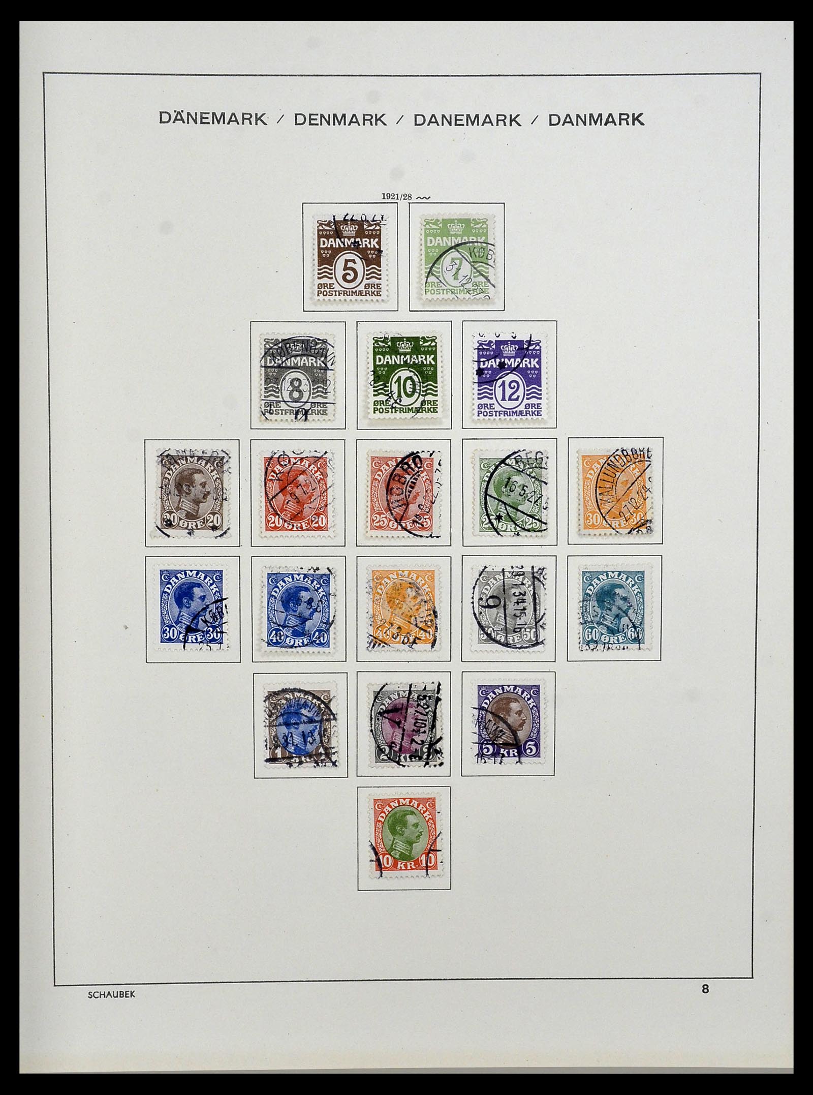 34312 012 - Stamp collection 34312 Scandinavia 1855-1965.
