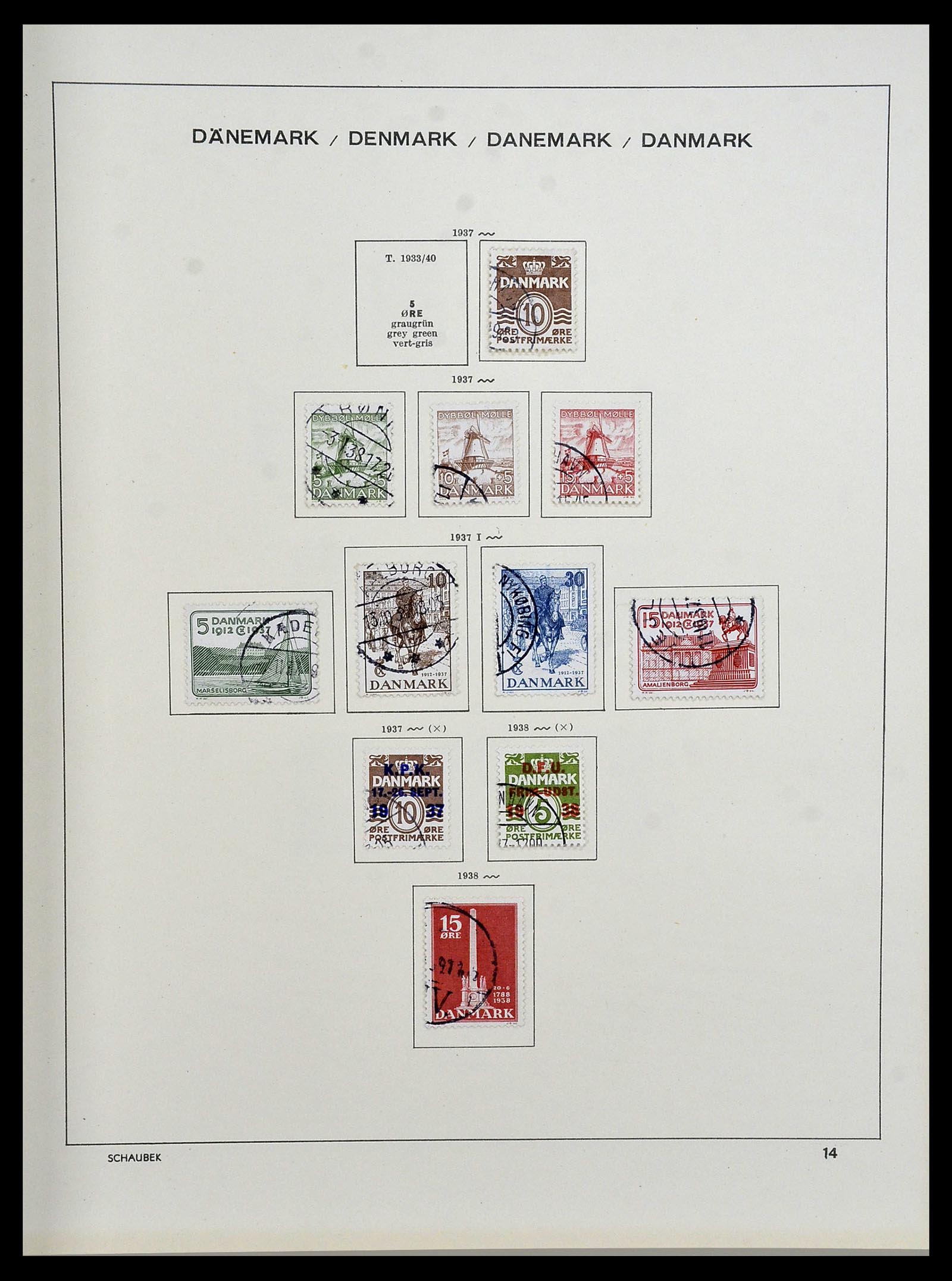 34312 019 - Postzegelverzameling 34312 Scandinavië 1855-1965.