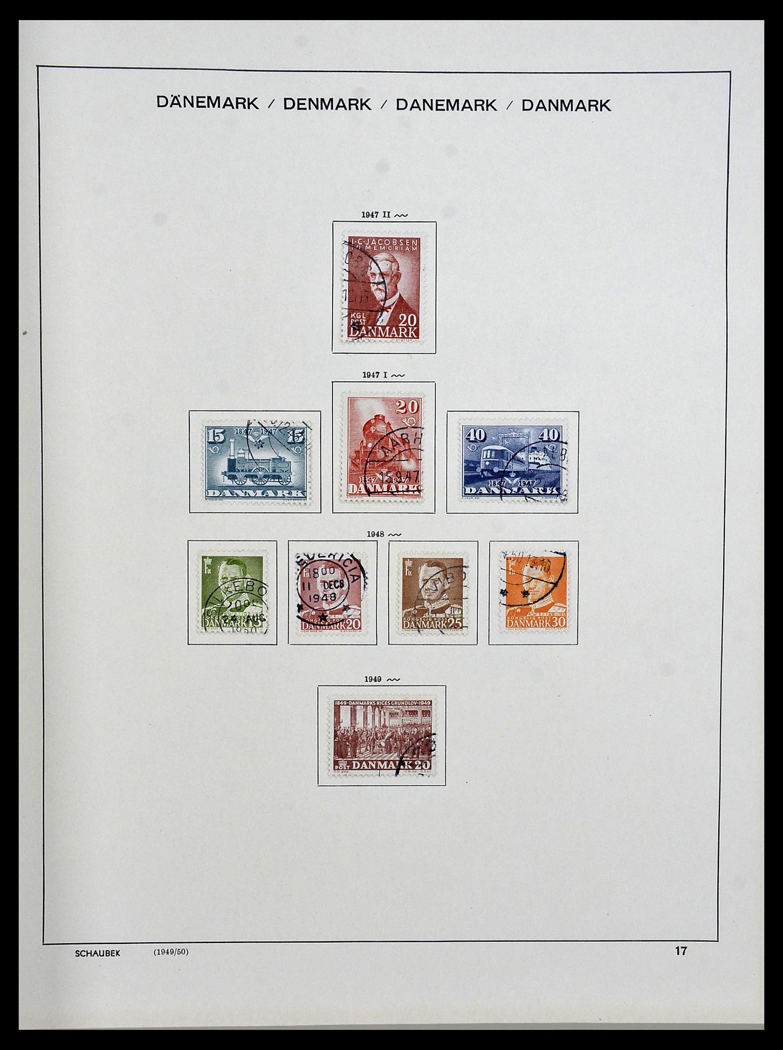 34312 024 - Postzegelverzameling 34312 Scandinavië 1855-1965.