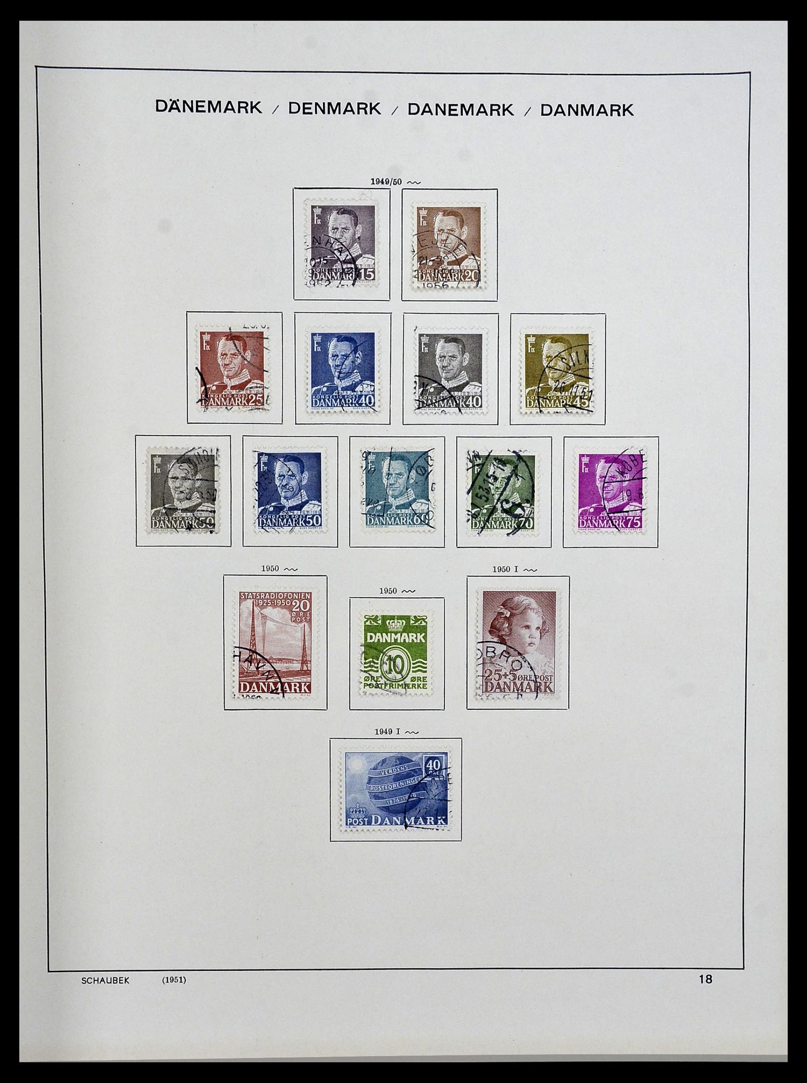 34312 025 - Postzegelverzameling 34312 Scandinavië 1855-1965.