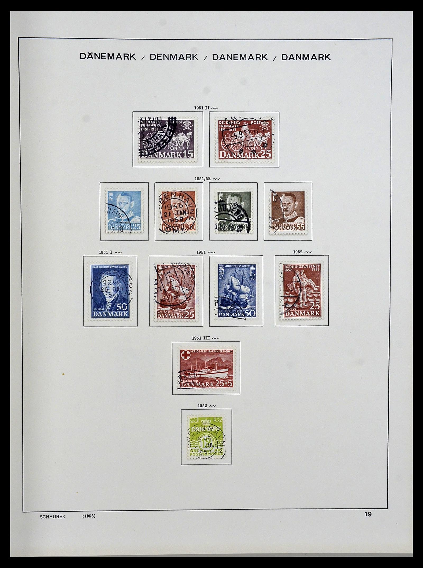 34312 026 - Postzegelverzameling 34312 Scandinavië 1855-1965.