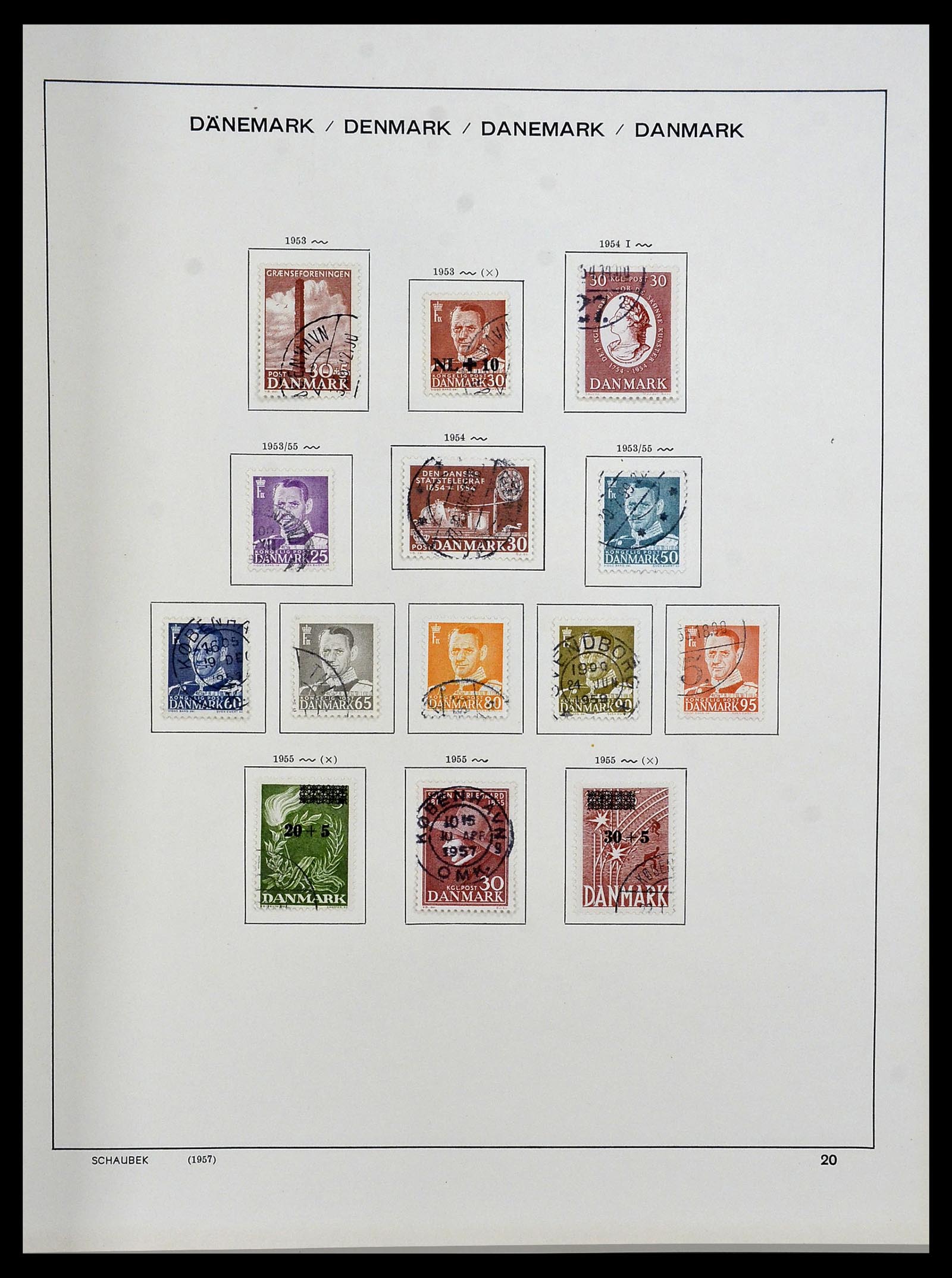 34312 027 - Postzegelverzameling 34312 Scandinavië 1855-1965.