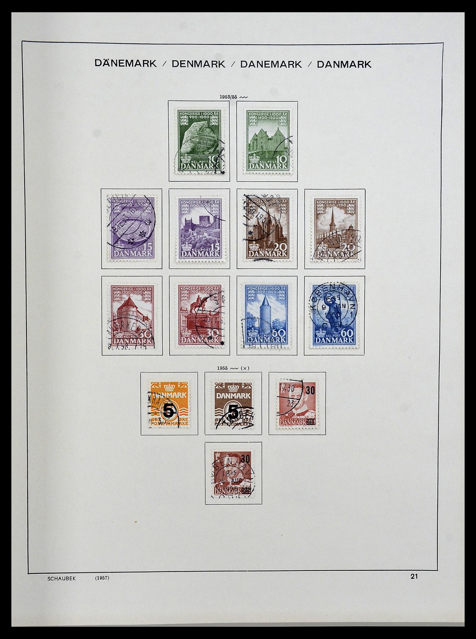 34312 028 - Postzegelverzameling 34312 Scandinavië 1855-1965.