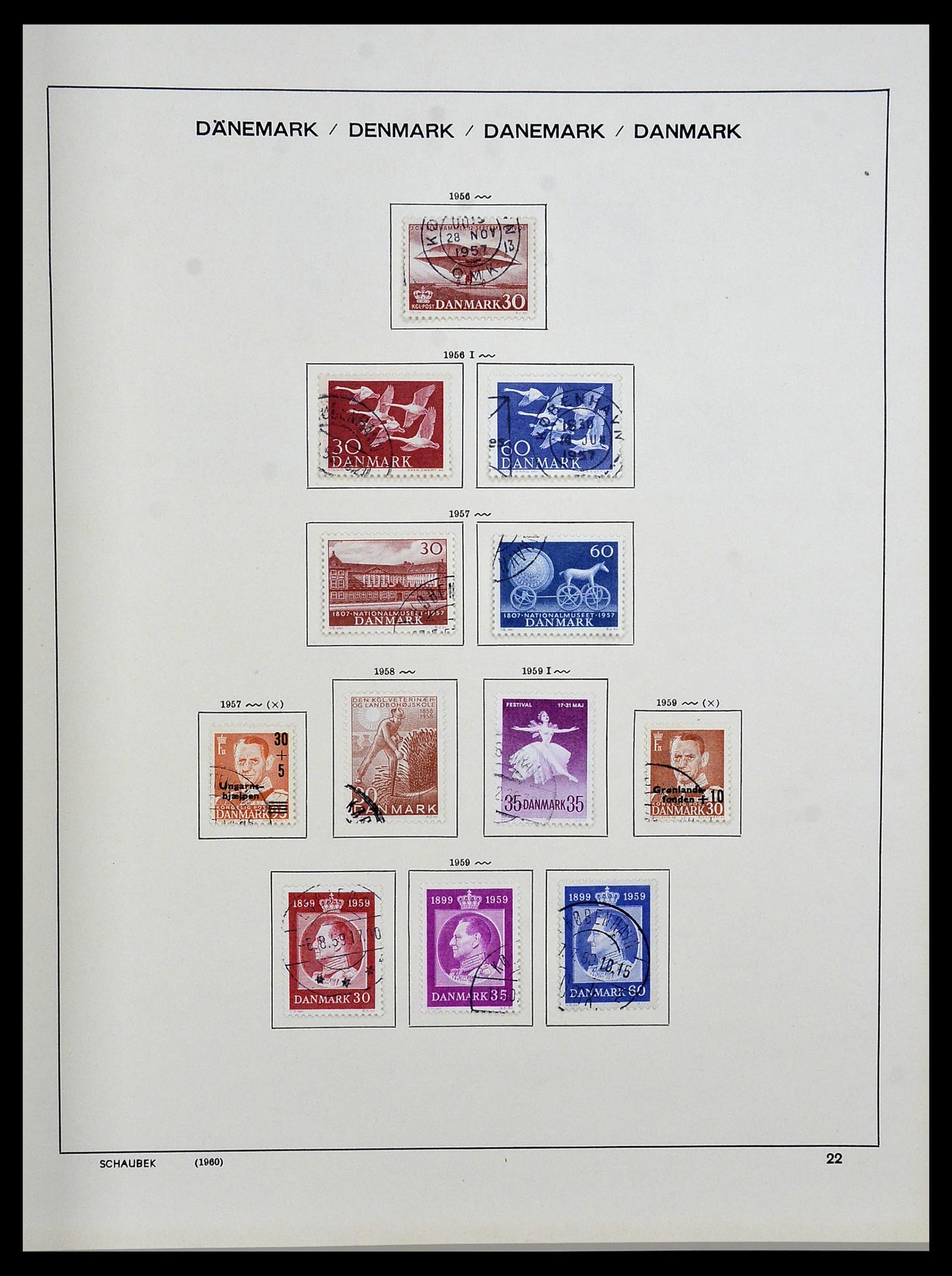 34312 029 - Postzegelverzameling 34312 Scandinavië 1855-1965.