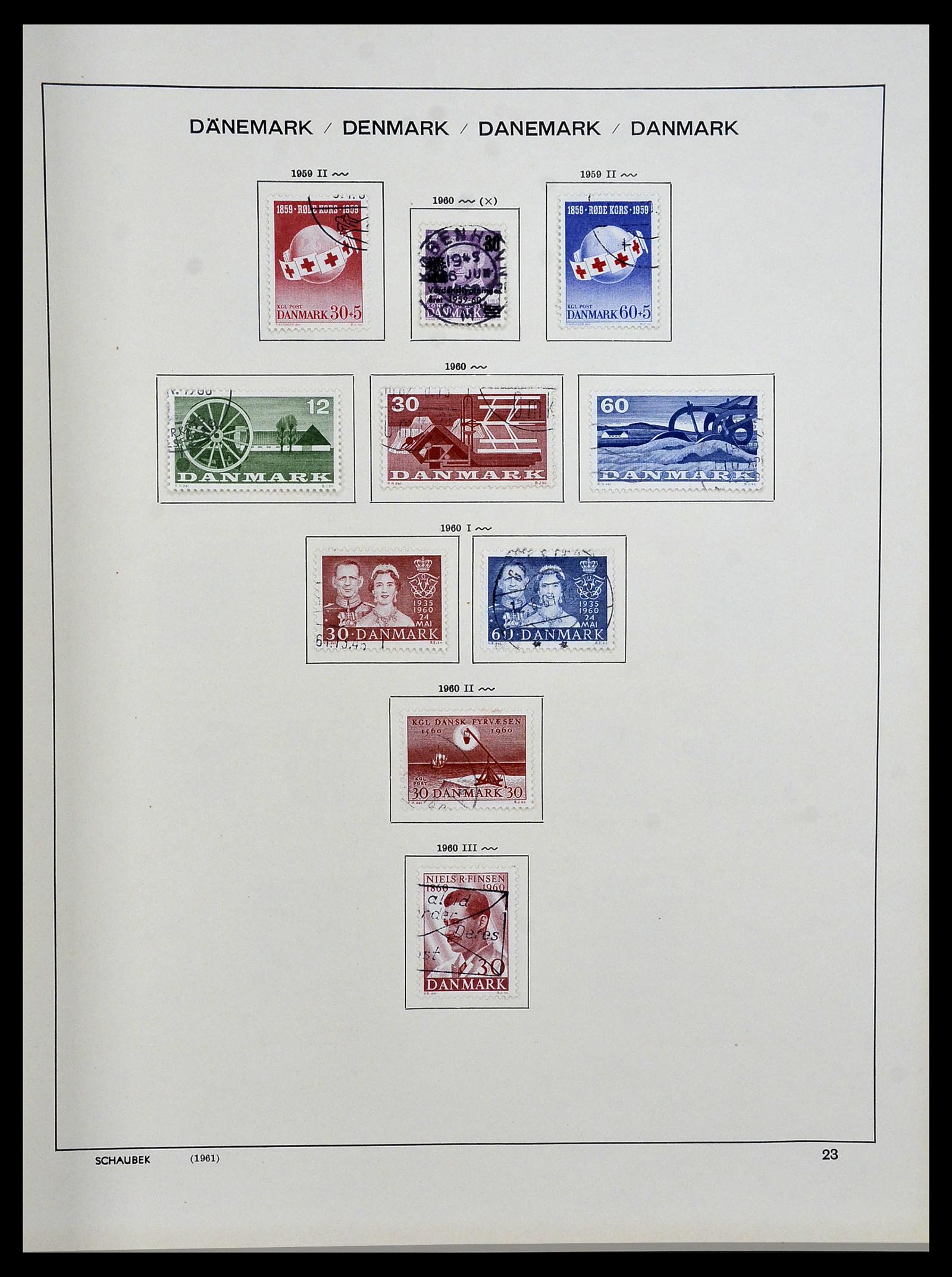 34312 030 - Stamp collection 34312 Scandinavia 1855-1965.