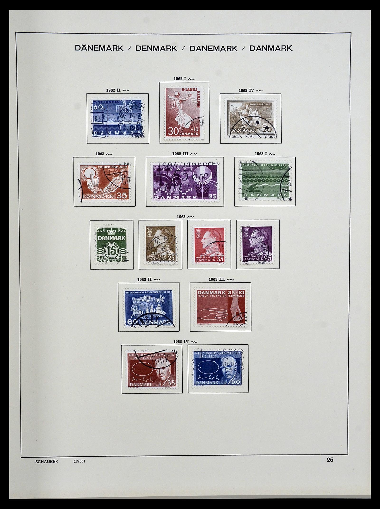 34312 033 - Postzegelverzameling 34312 Scandinavië 1855-1965.